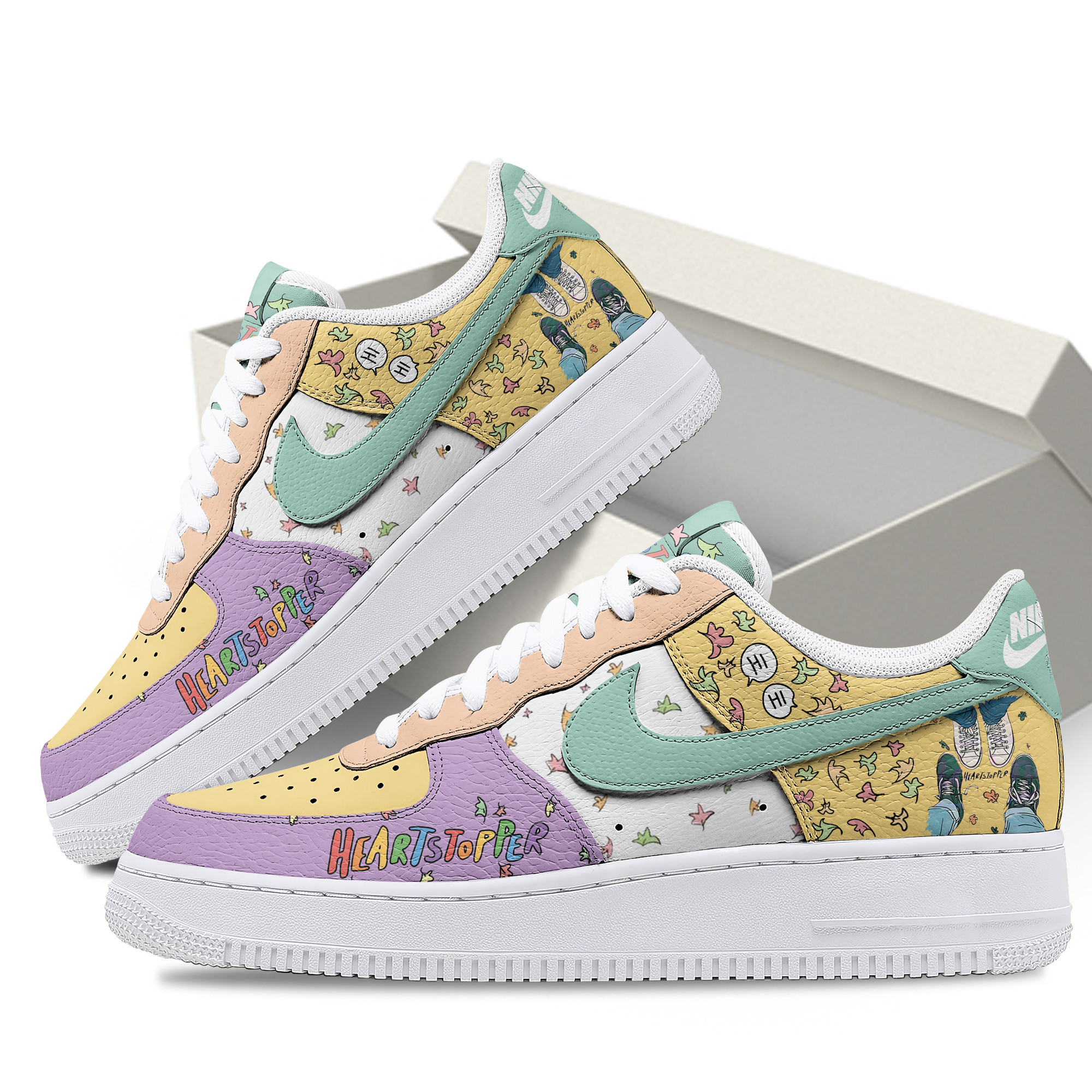 Heartstopper Air Low-Top Sneakers Shoes Comfortable For Men And Women Printed Full Size - Image 2