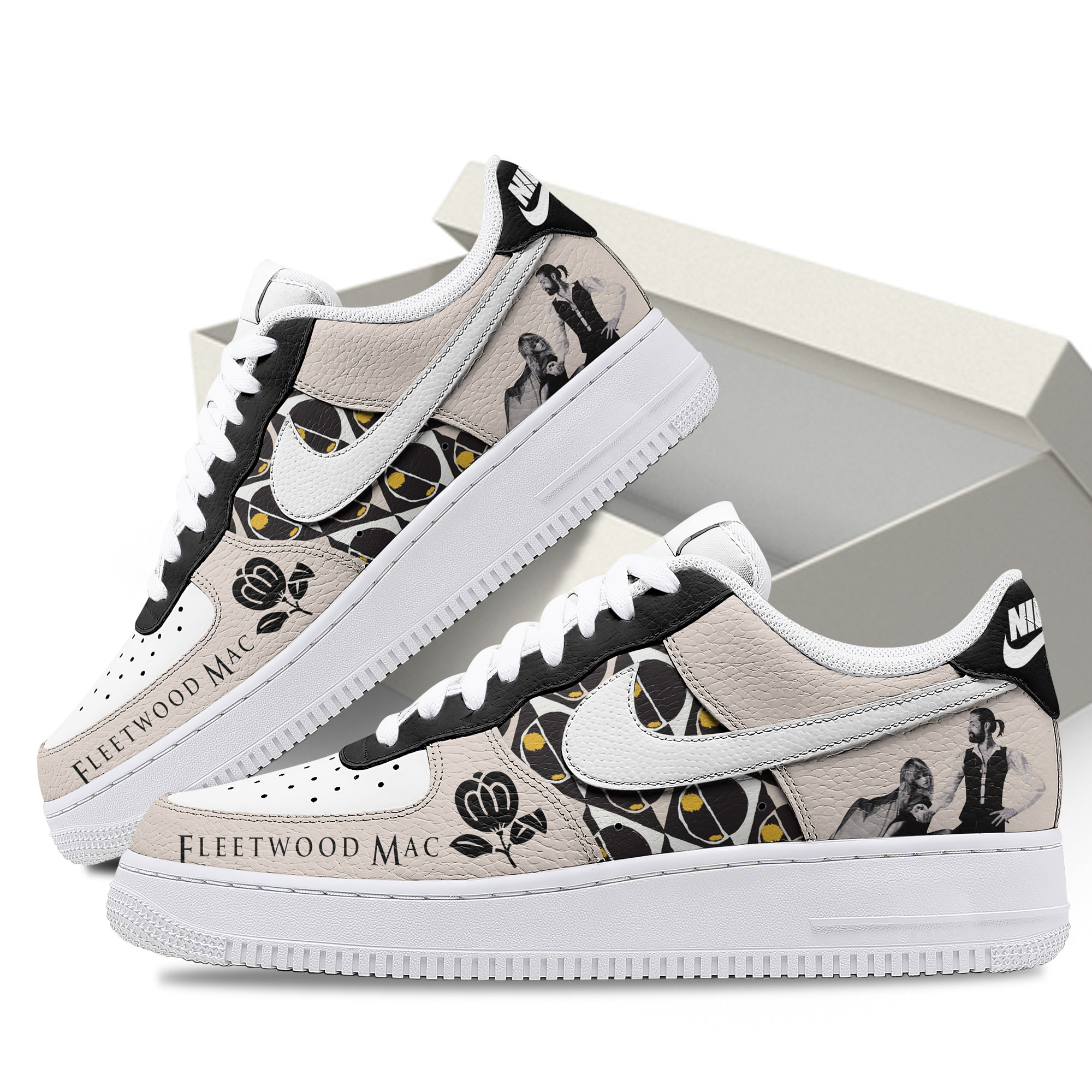 Fleetwood Mac Air Low-Top Sneakers Shoes Comfortable For Men And Women Printed Full Size - Image 2