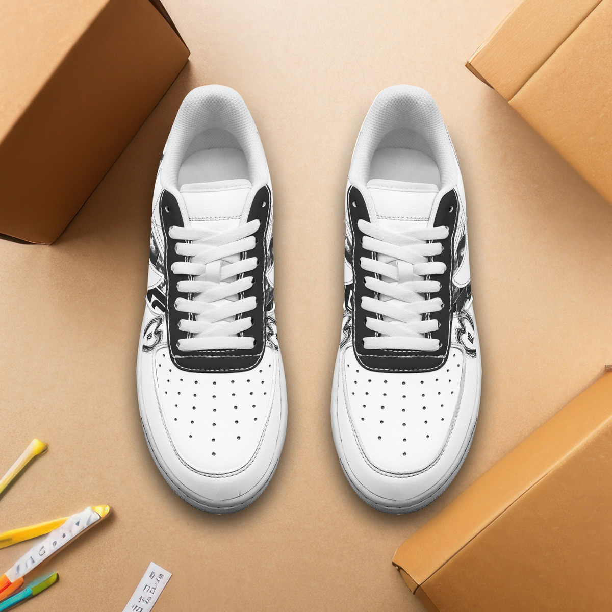 U2 Rock Band Air Low-Top Sneakers Shoes Comfortable For Men And Women Printed Full Size - Image 3