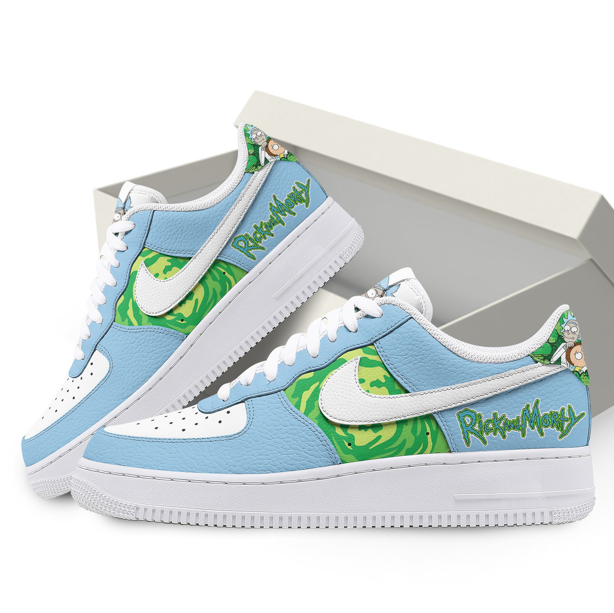 Rick and Morty Air Low-Top Sneakers Shoes Comfortable For Men And Women Printed Full Size - Image 3