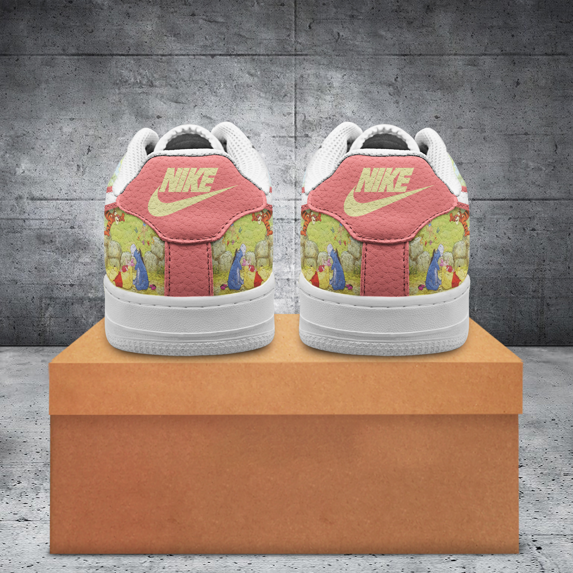 Winnie The Pooh Air Low-Top Sneakers Shoes Comfortable For Men And Women Printed Full Size - Image 3