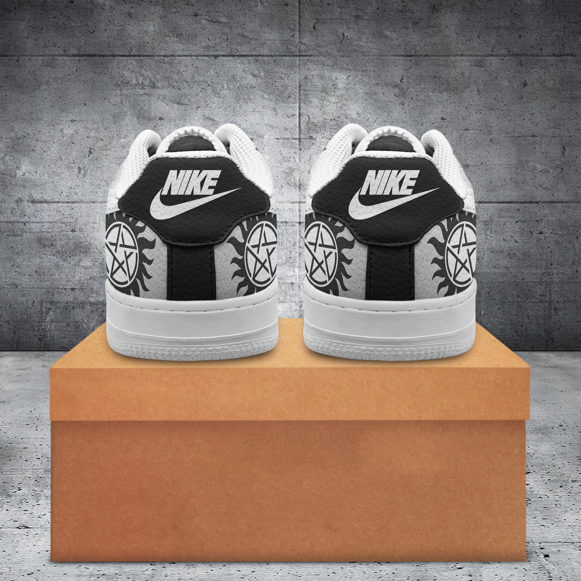 Supernatural Air Low-Top Sneakers Shoes Comfortable For Men And Women Printed Full Size - Image 3