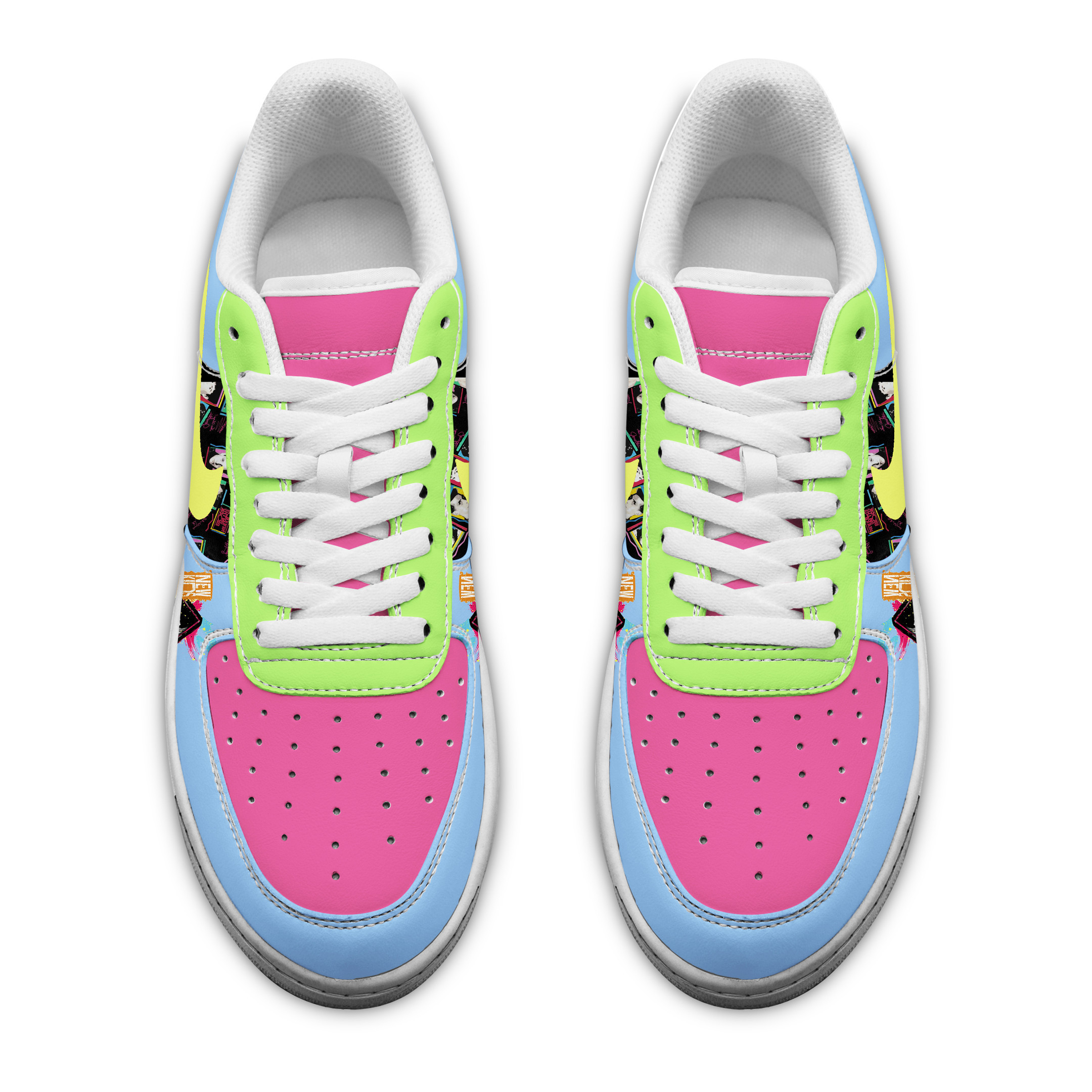 New Kids on the Block Air Low-Top Sneakers Shoes Comfortable For Men And Women Printed Full Size - Image 3
