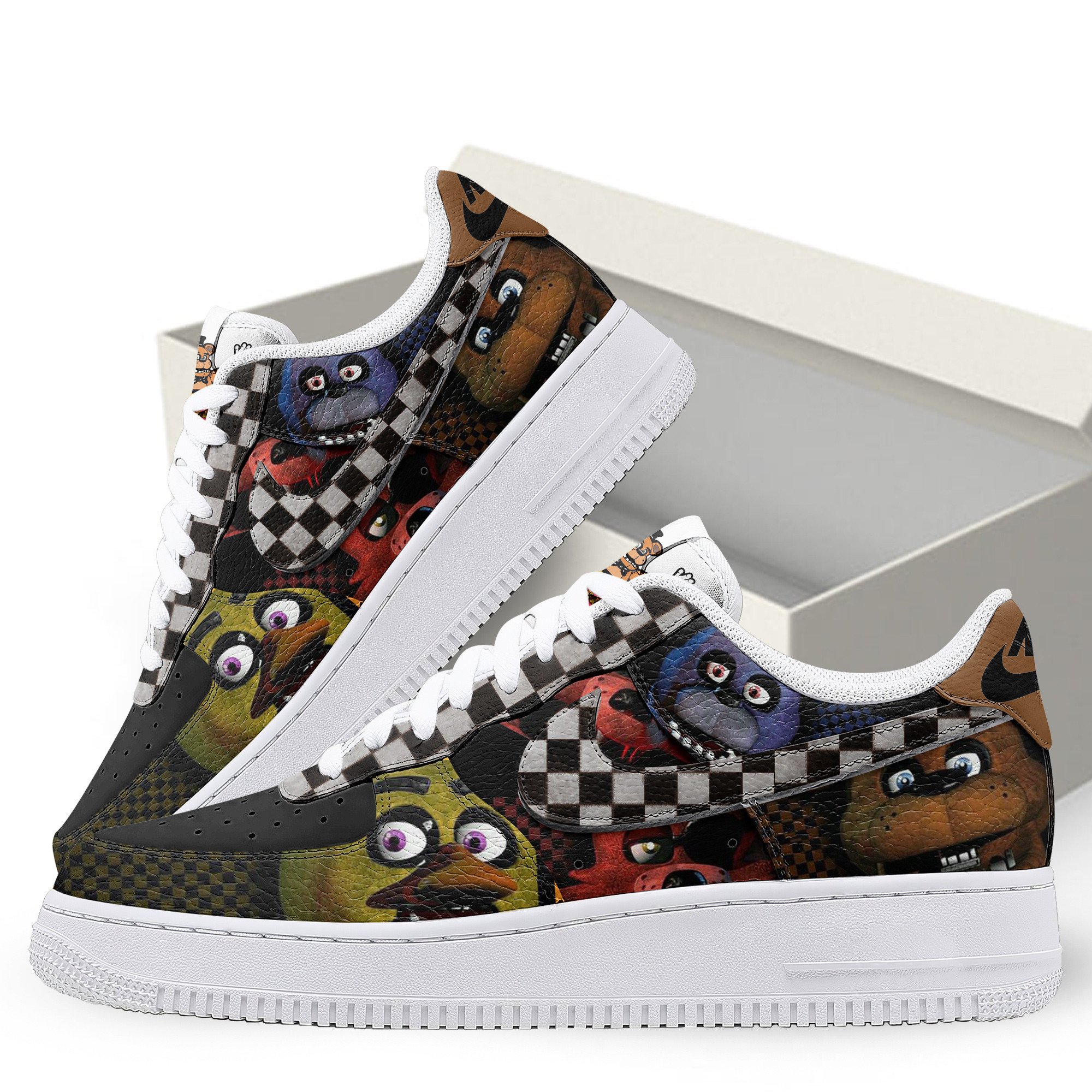 Freddy Fazbeares Pizzeria Simulator Air Low-Top Sneakers Shoes Comfortable For Men And Women Printed Full Size - Image 3