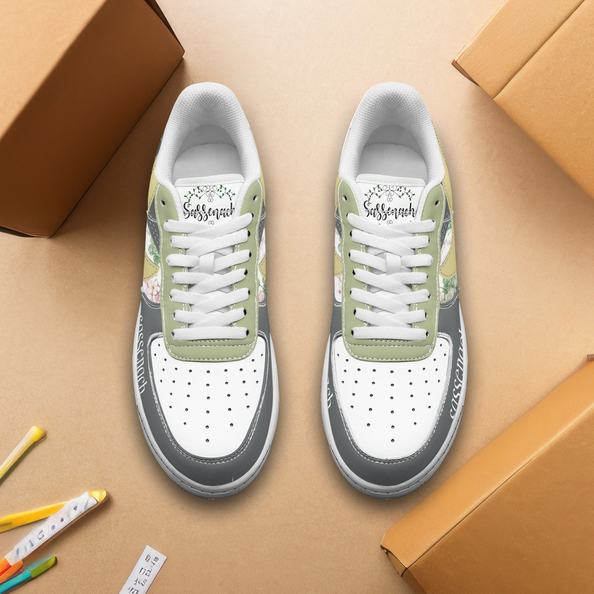 Sassenach Air Low-Top Sneakers Shoes Comfortable For Men And Women Printed Full Size - Image 2