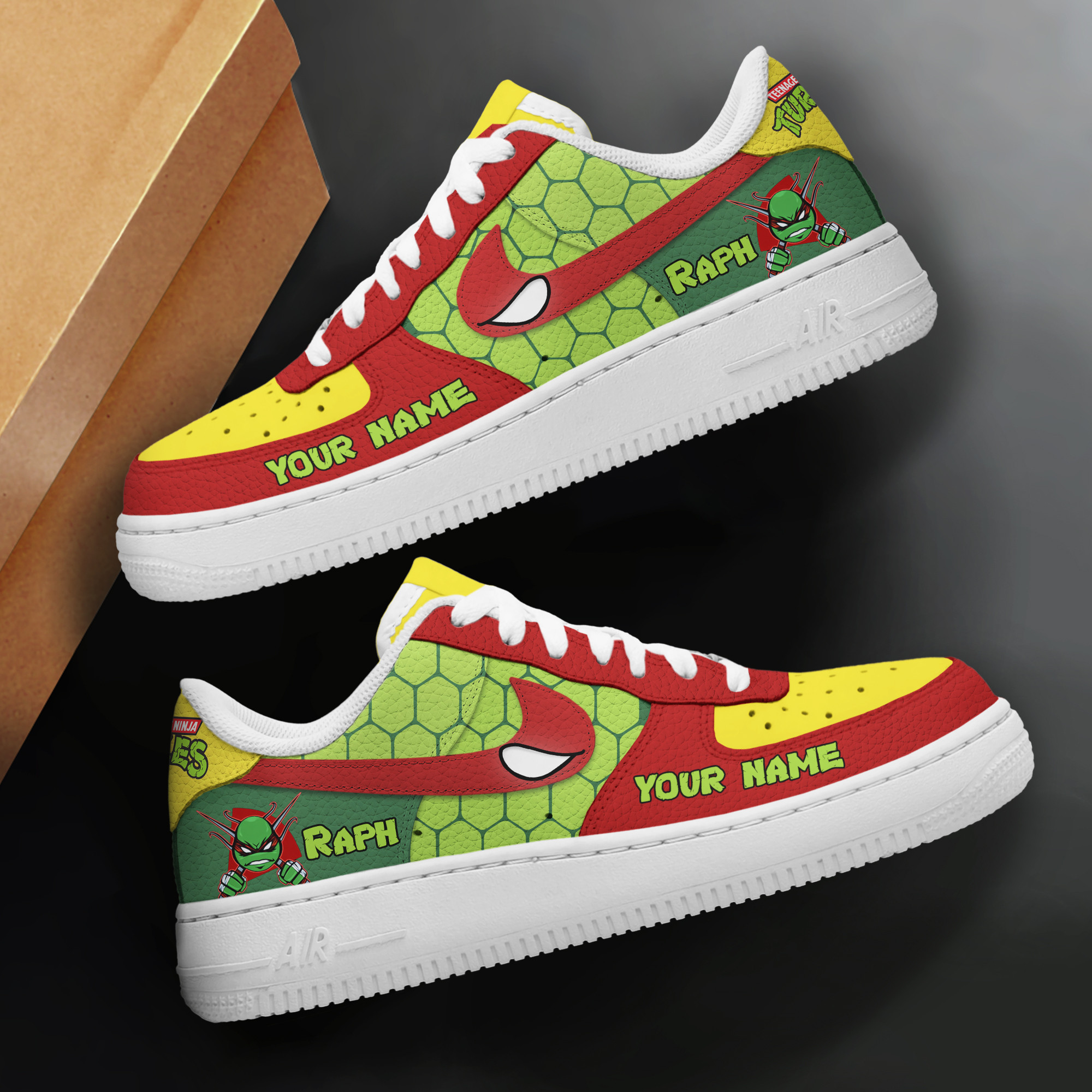 Teenage Mutant Ninja Turtles Air Low-Top Sneakers Shoes Comfortable For Men And Women Printed Full Size - Image 2