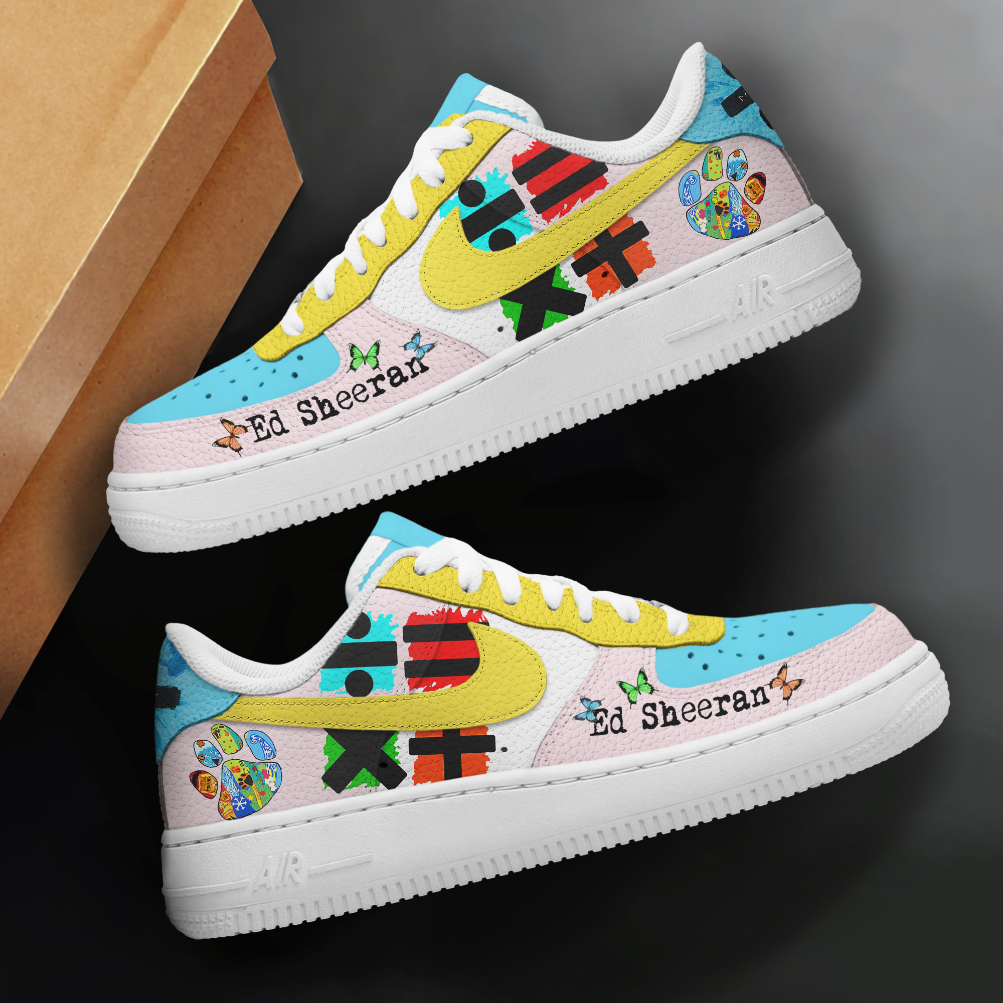 Ed Sheeran Air Low-Top Sneakers Shoes Comfortable For Men And Women Printed Full Size - Image 2