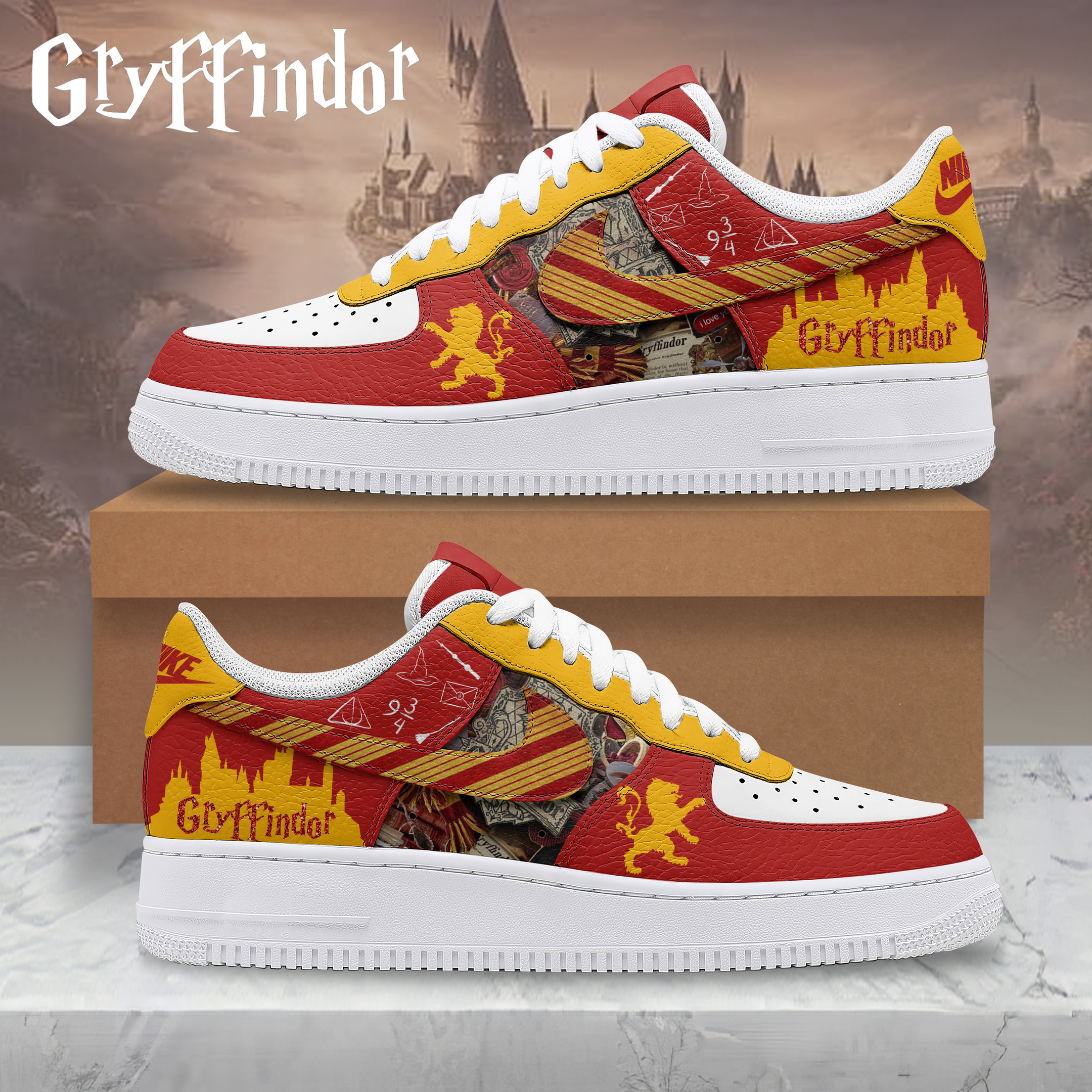Harry Potter Air Low-Top Sneakers Shoes Comfortable For Men And Women Printed Full Size - Image 2