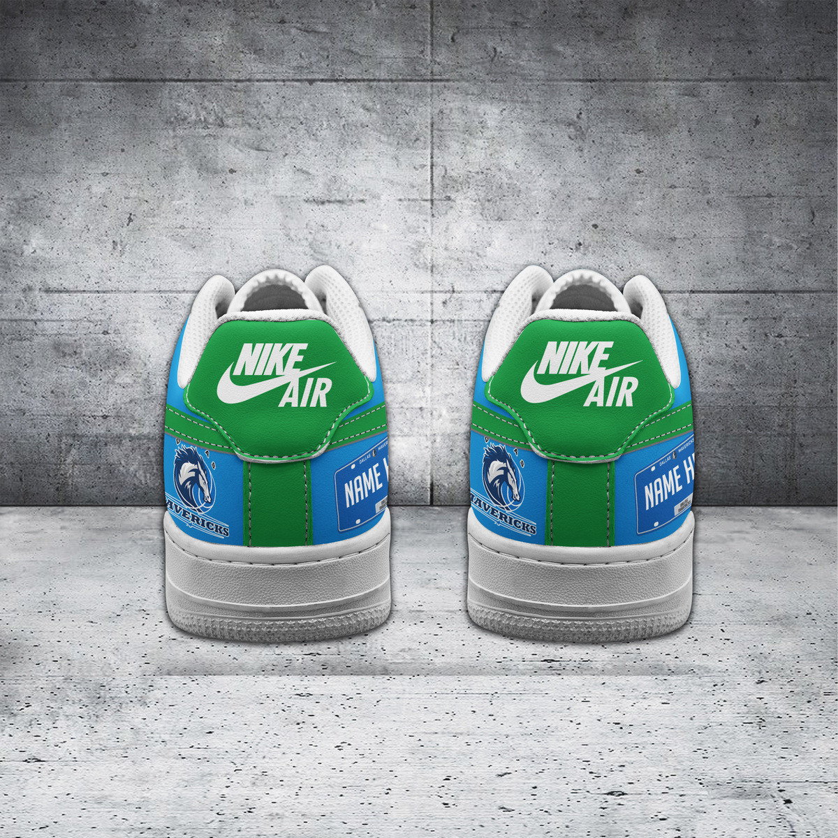 Dallas Mavericks Air Low-Top Sneakers Shoes Comfortable For Men And Women Printed Full Size - Image 3