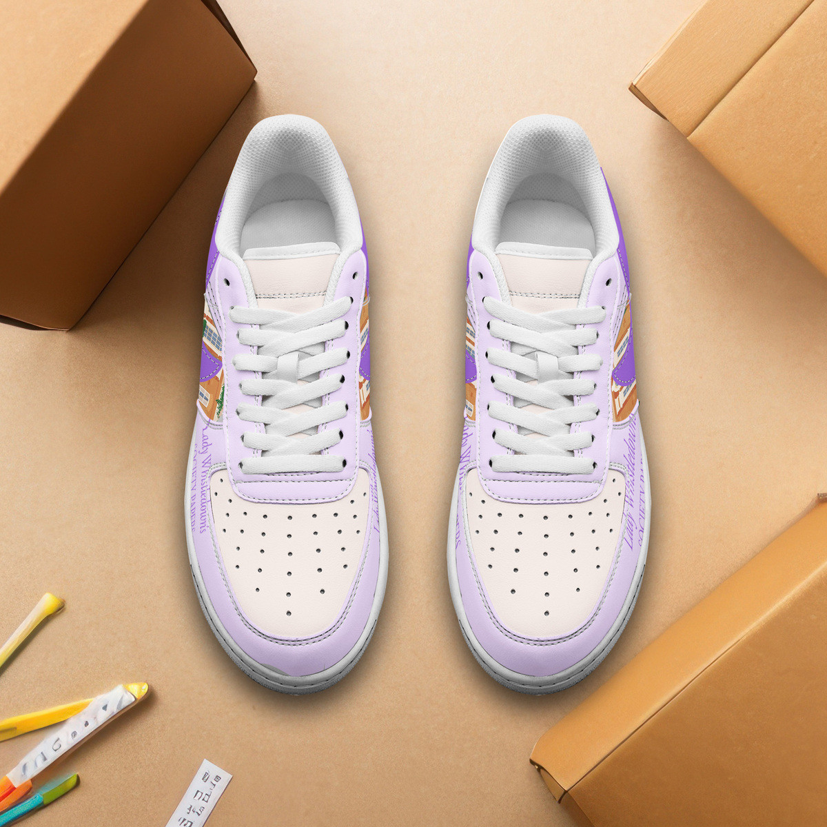 Bridgerton Air Low-Top Sneakers Shoes Comfortable For Men And Women Printed Full Size - Image 3