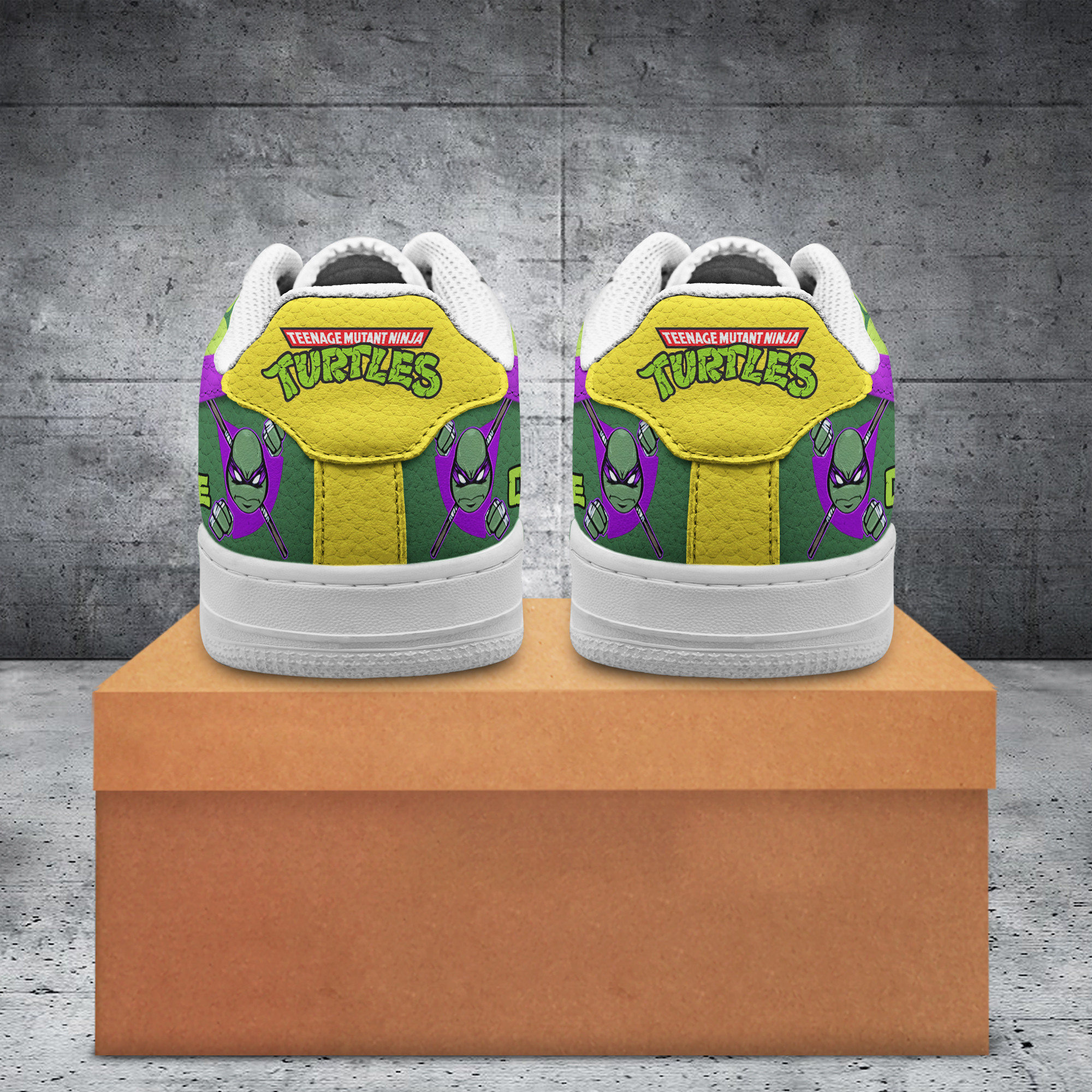 Teenage Mutant Ninja Turtles Air Low-Top Sneakers Shoes Comfortable For Men And Women Printed Full Size - Image 3