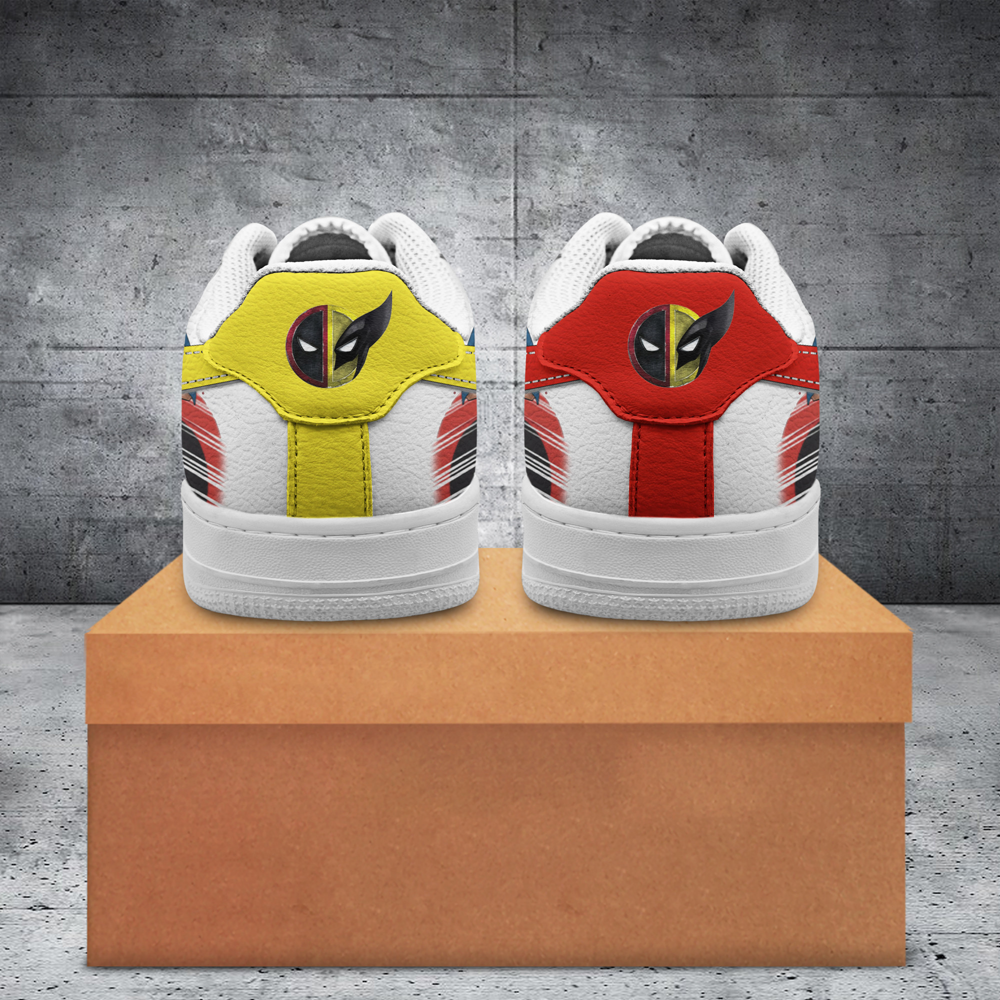 Deadpool And Wolverine Air Low-Top Sneakers Shoes Comfortable For Men And Women Printed Full Size - Image 3