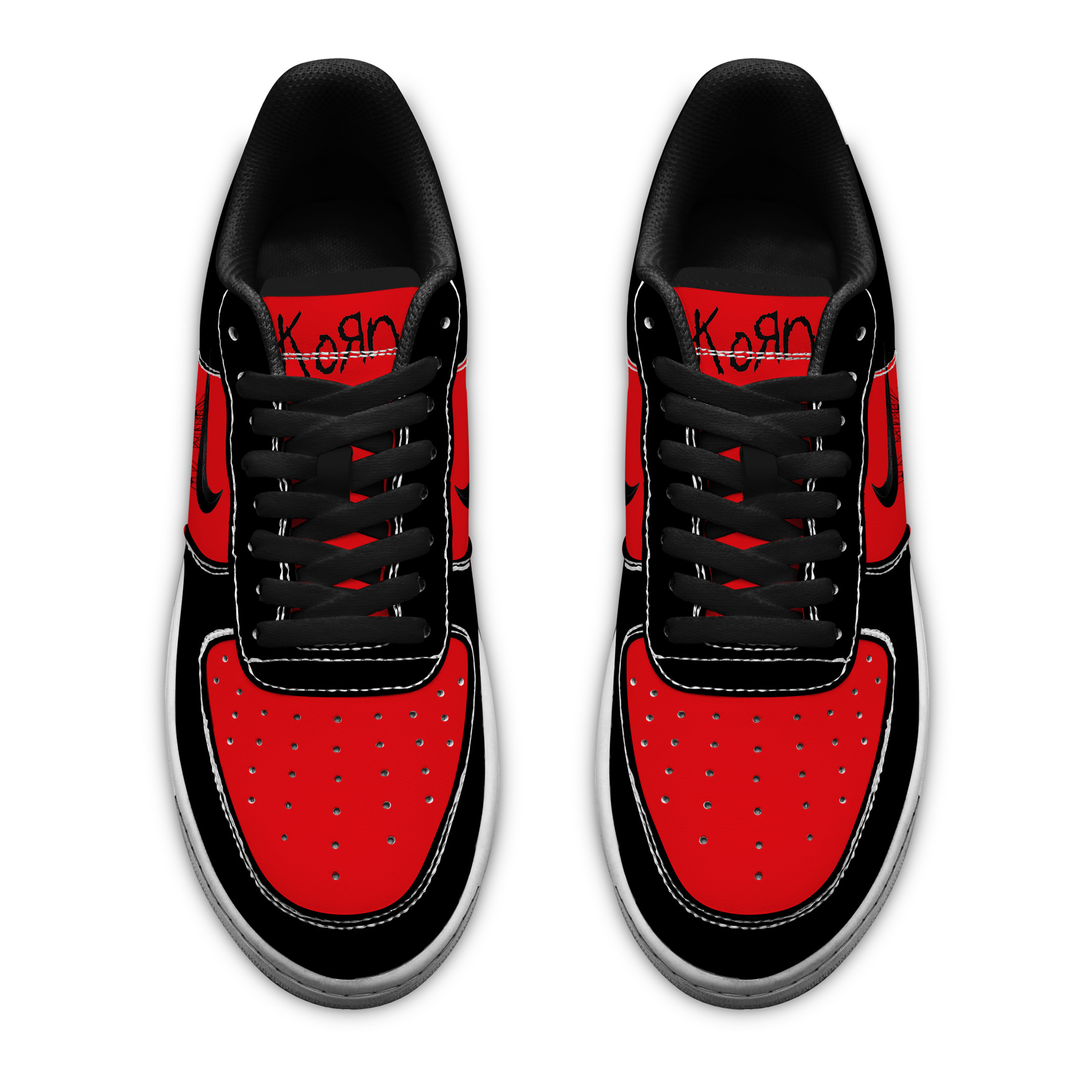 Korn Air Low-Top Sneakers Shoes Comfortable For Men And Women Printed Full Size - Image 2