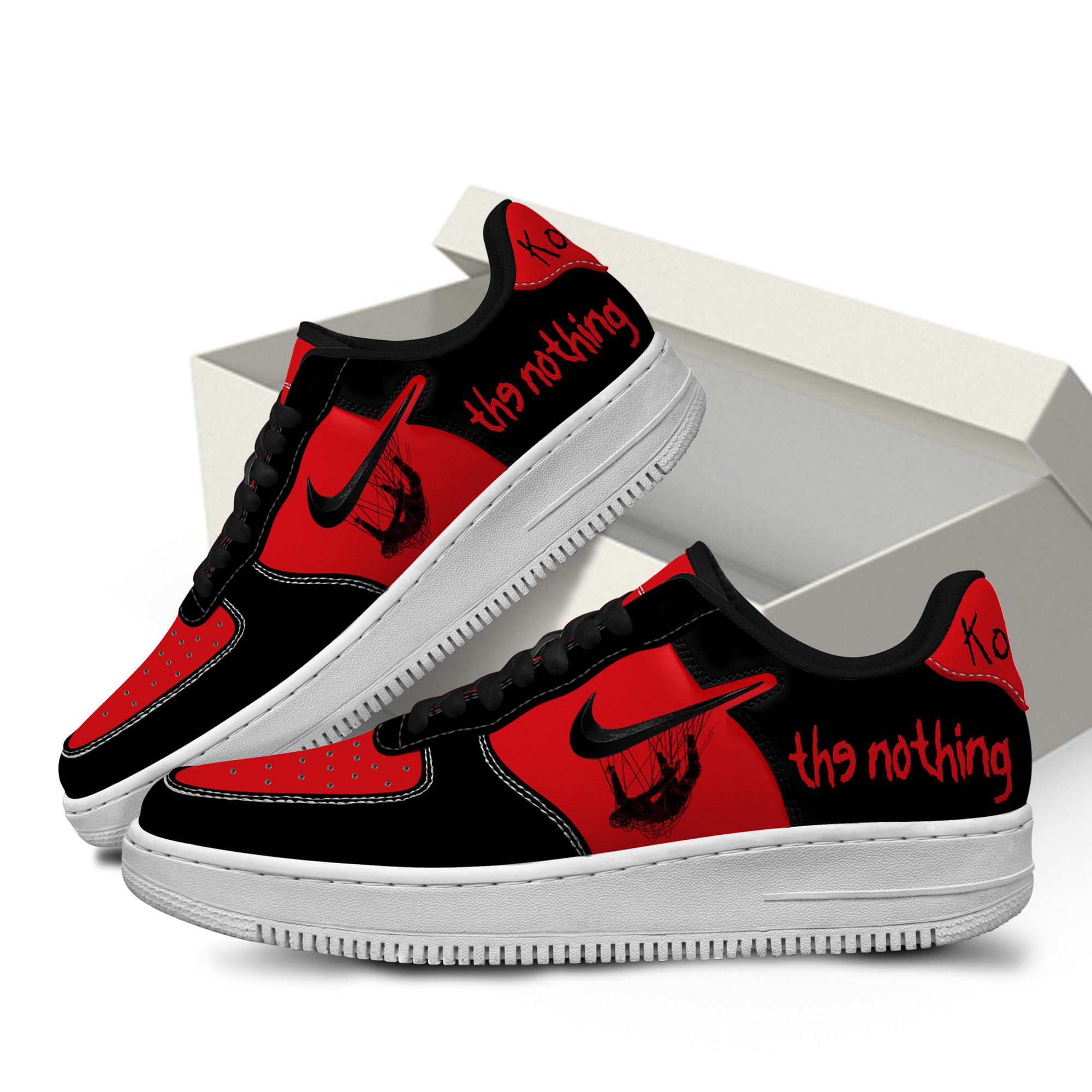 Korn Air Low-Top Sneakers Shoes Comfortable For Men And Women Printed Full Size - Image 3