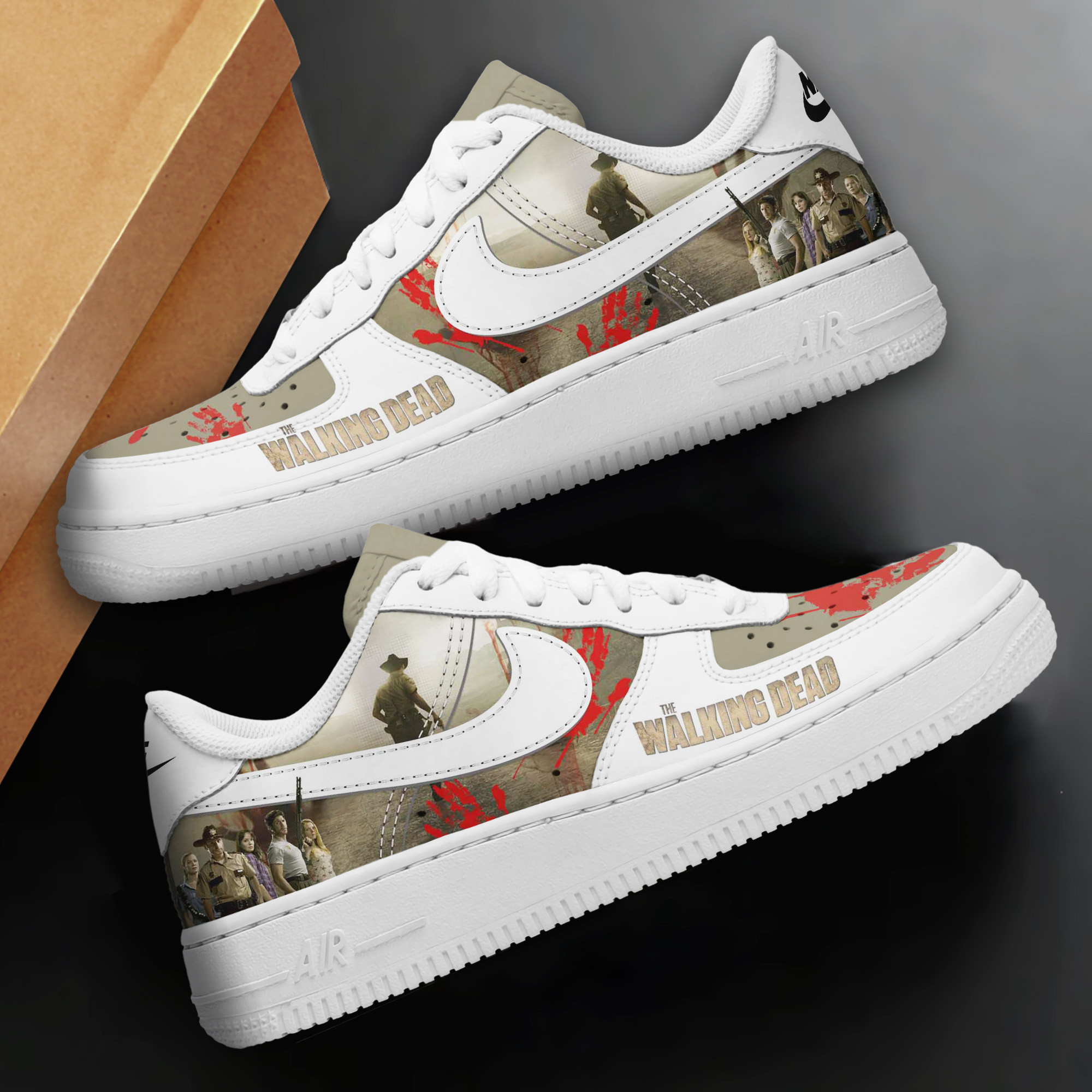 The Walking Dead Air Low-Top Sneakers Shoes Comfortable For Men And Women Printed Full Size - Image 2