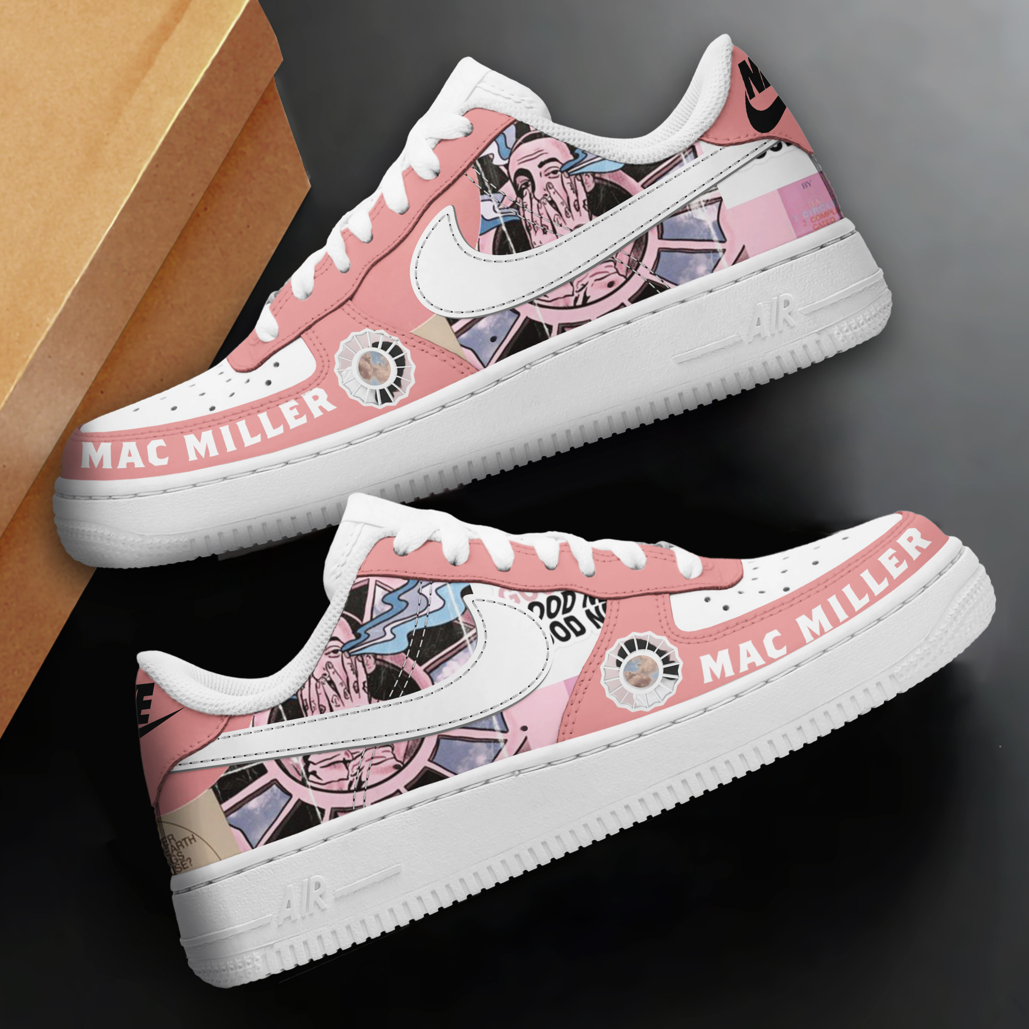 Mac Miller Air Low-Top Sneakers Shoes Comfortable For Men And Women Printed Full Size - Image 2