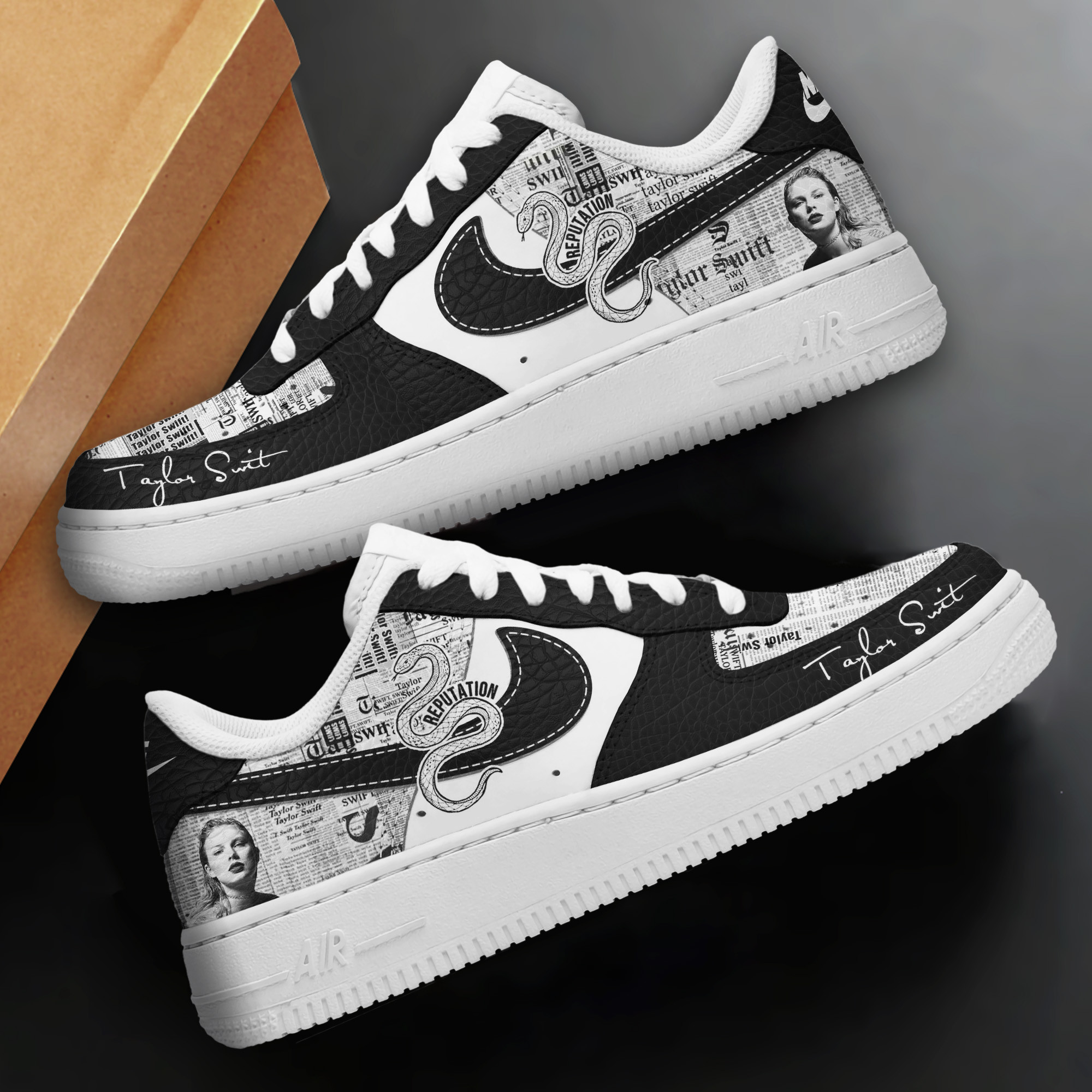 Taylor Swift Air Low-Top Sneakers Shoes Comfortable For Men And Women Printed Full Size - Image 3