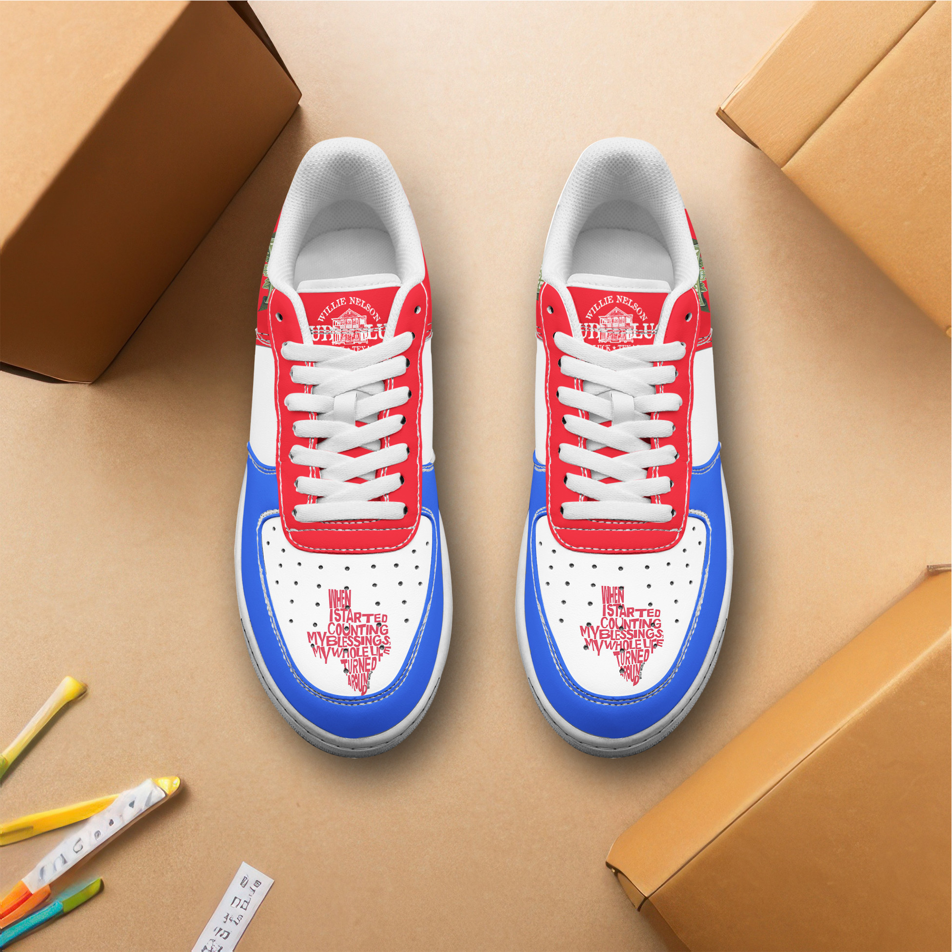 Willie Nelson Air Low-Top Sneakers Shoes Comfortable For Men And Women Printed Full Size - Image 3