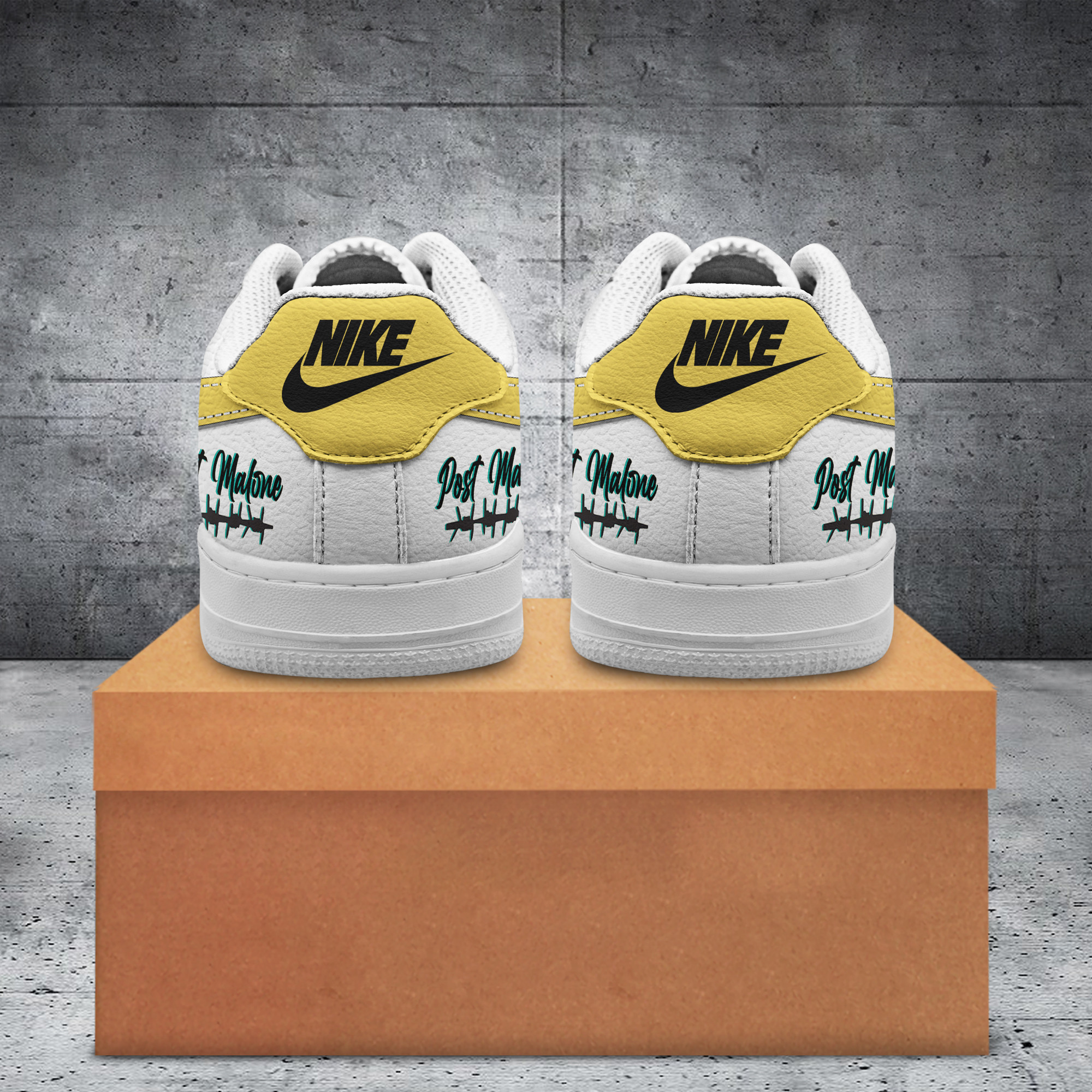 Post Malone Air Low-Top Sneakers Shoes Comfortable For Men And Women Printed Full Size - Image 3