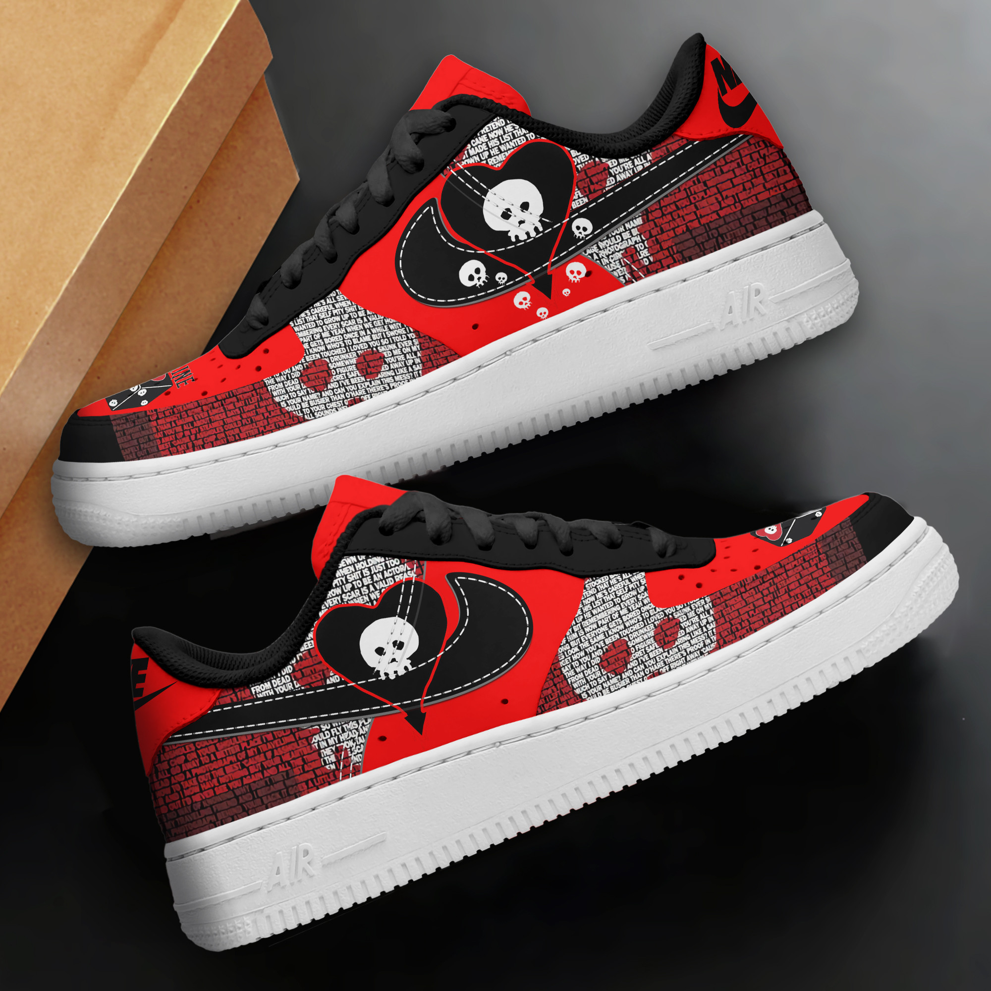Alkaline Trio Air Low-Top Sneakers Shoes Comfortable For Men And Women Printed Full Size - Image 2