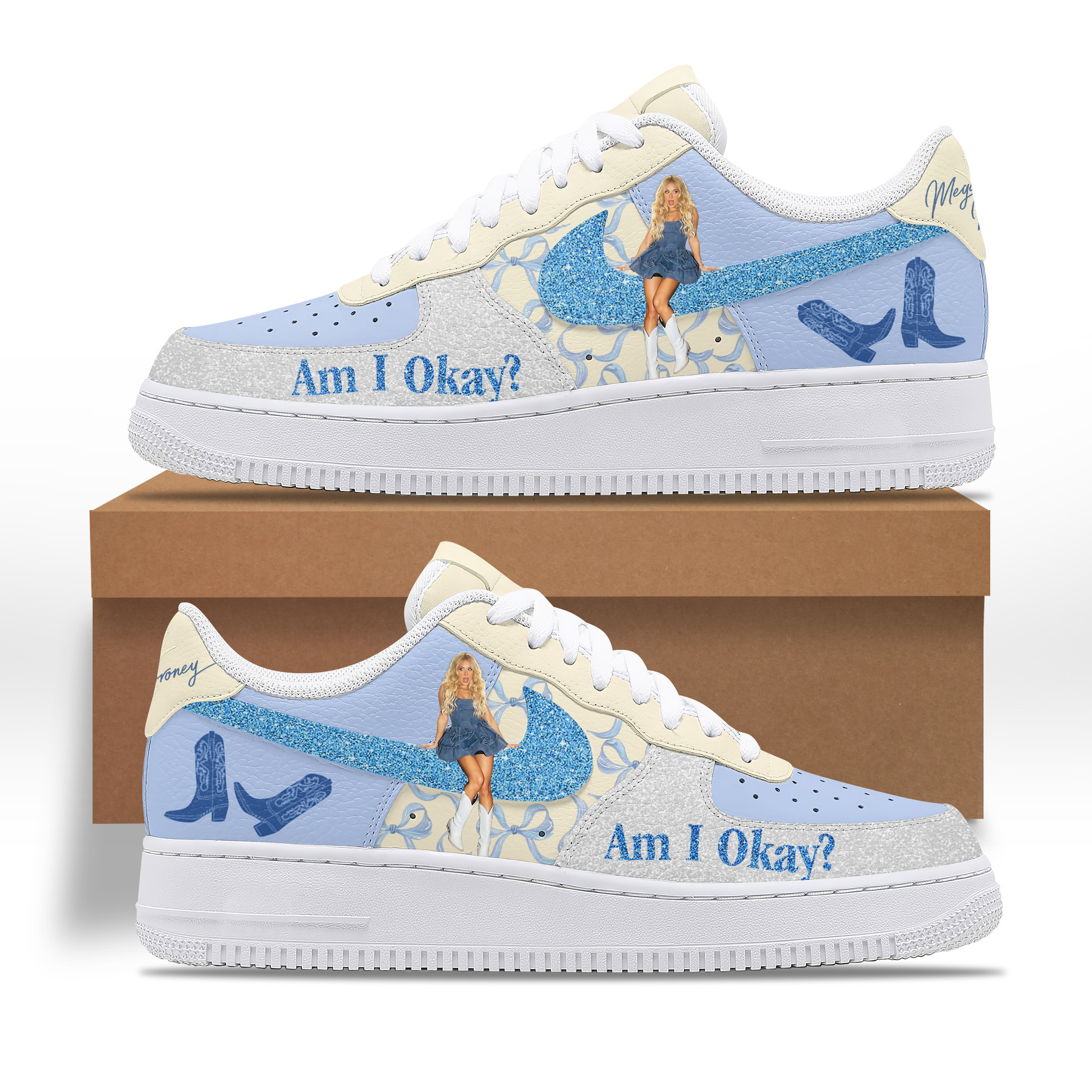 Megan Moroney Air Low-Top Sneakers Shoes Comfortable For Men And Women Printed Full Size - Image 2