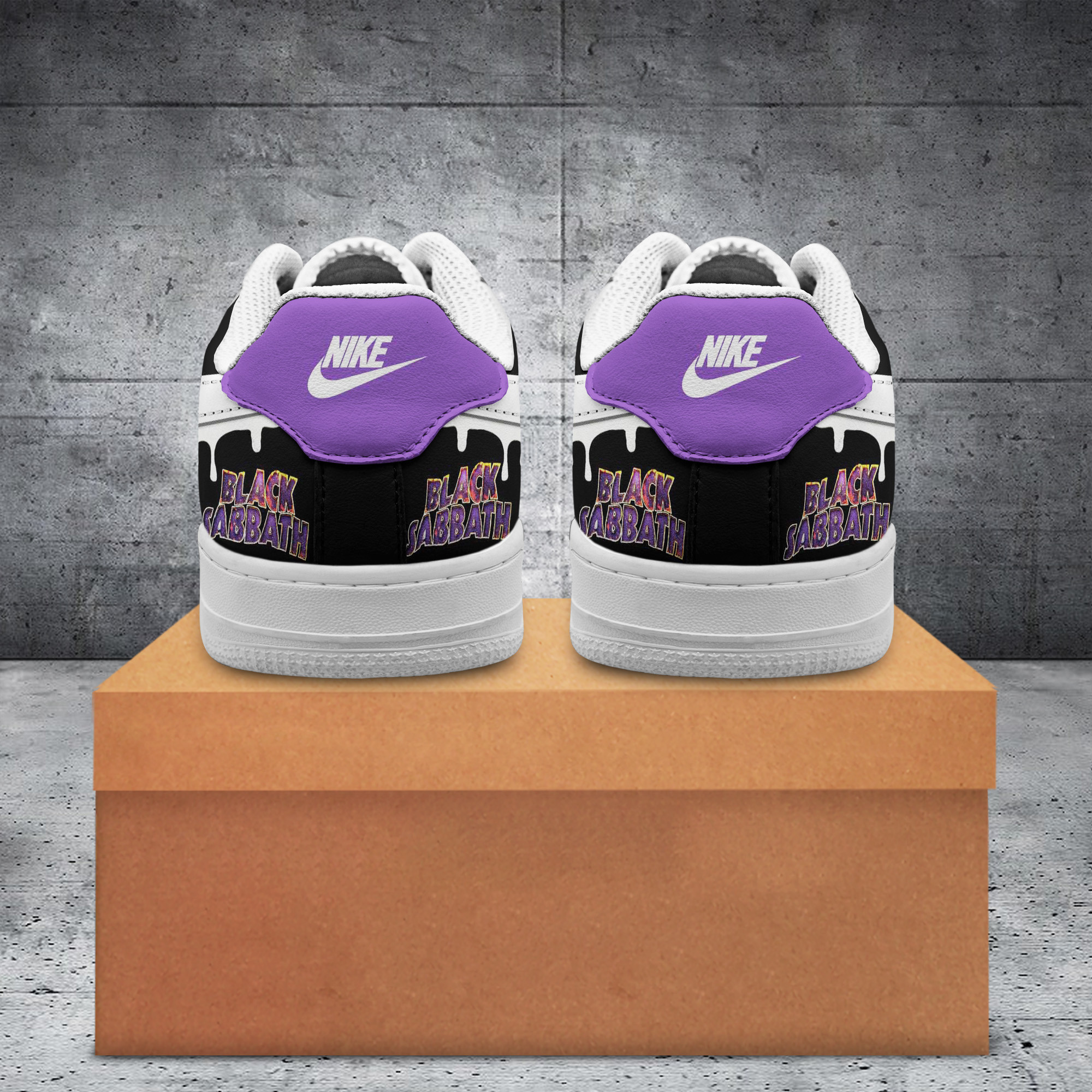 Black Sabbath Air Low-Top Sneakers Shoes Comfortable For Men And Women Printed Full Size - Image 3