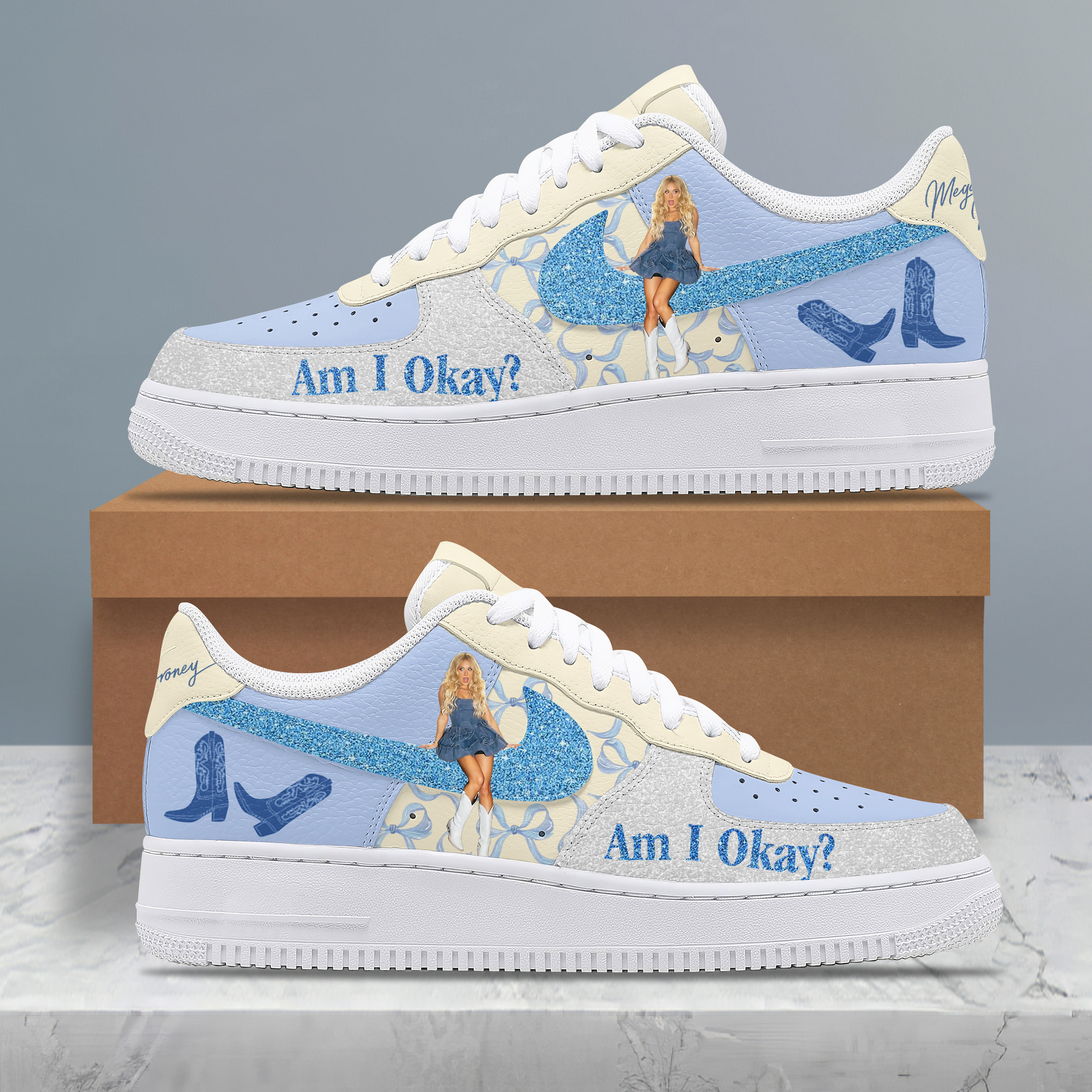 Megan Moroney Air Low-Top Sneakers Shoes Comfortable For Men And Women Printed Full Size - Image 3