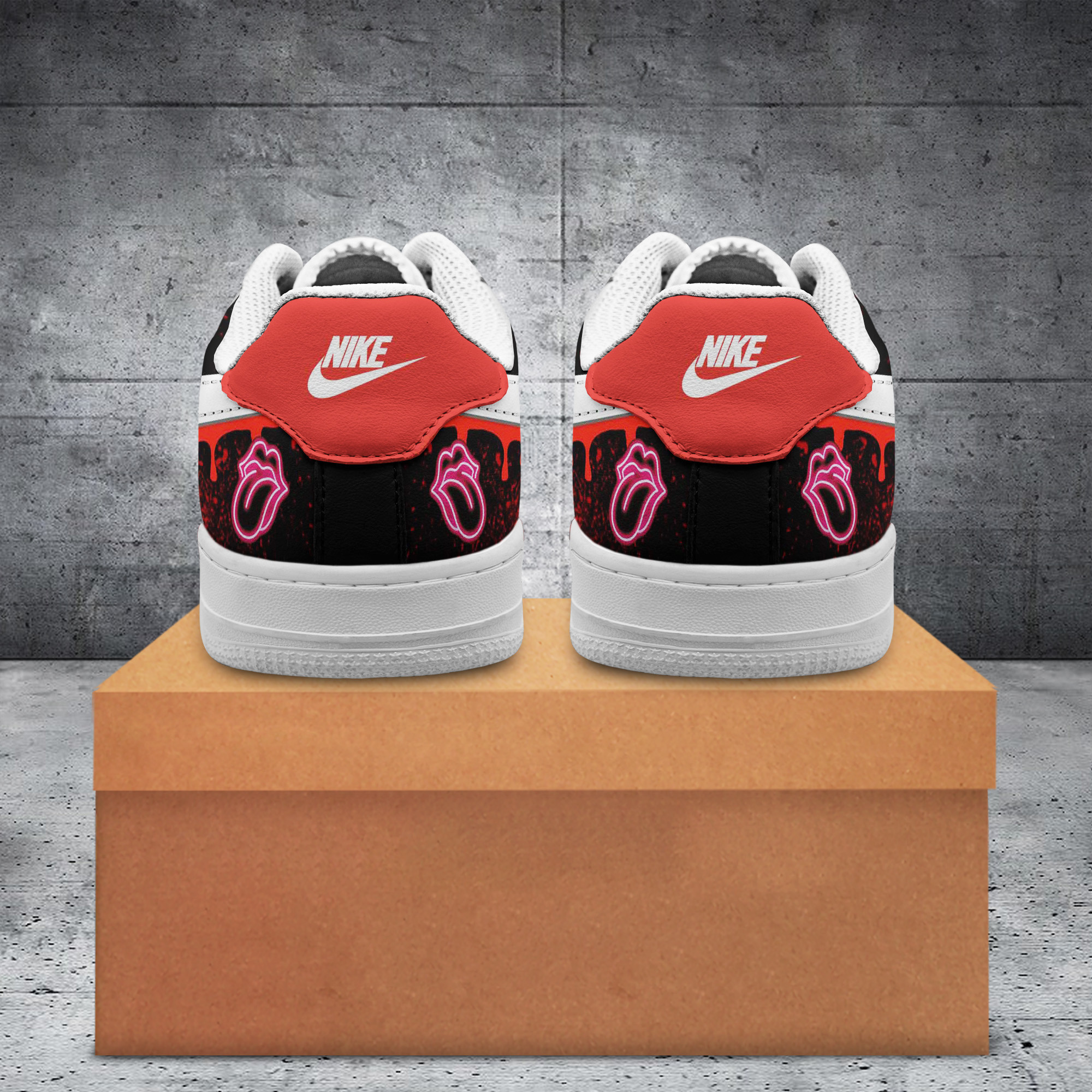 The Rolling Stones Air Low-Top Sneakers Shoes Comfortable For Men And Women Printed Full Size - Image 3