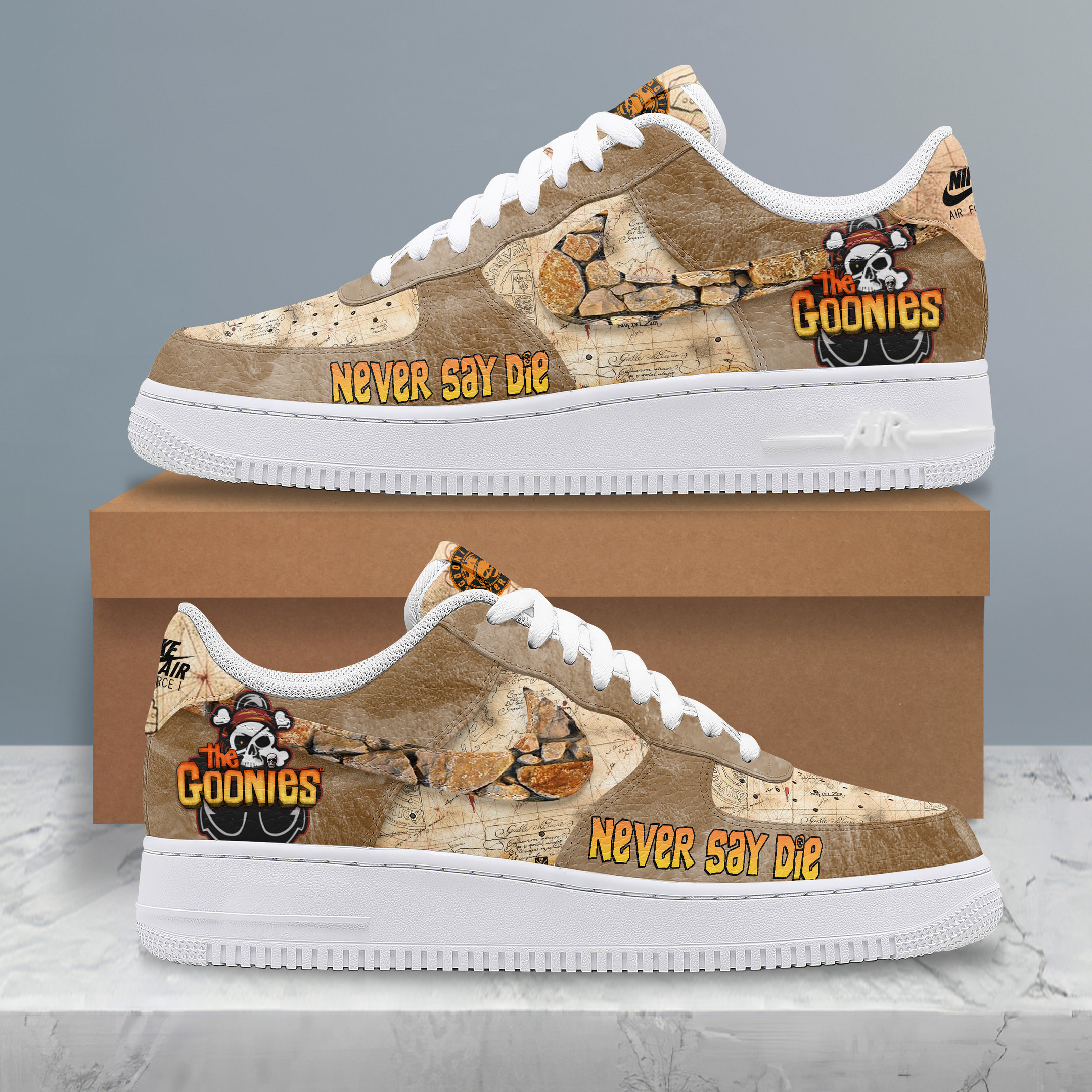 The Goonies Air Low-Top Sneakers Shoes Comfortable For Men And Women Printed Full Size - Image 3