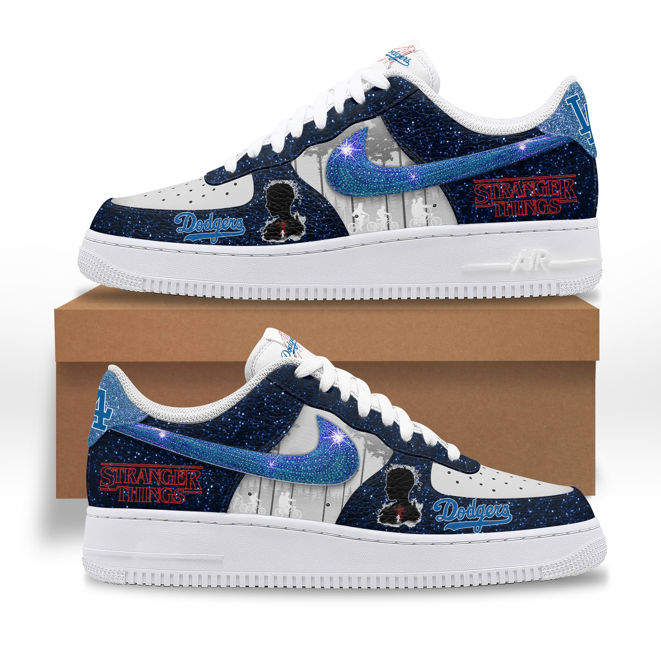 Los Angeles Dodgers Air Low-Top Sneakers Shoes Comfortable For Men And Women Printed Full Size - Image 2