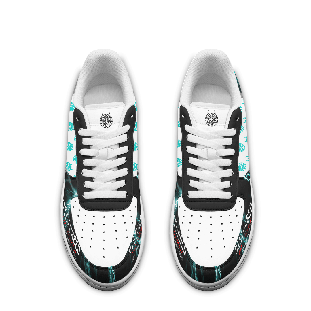 Disturbed Air Low-Top Sneakers Shoes Comfortable For Men And Women Printed Full Size - Image 3