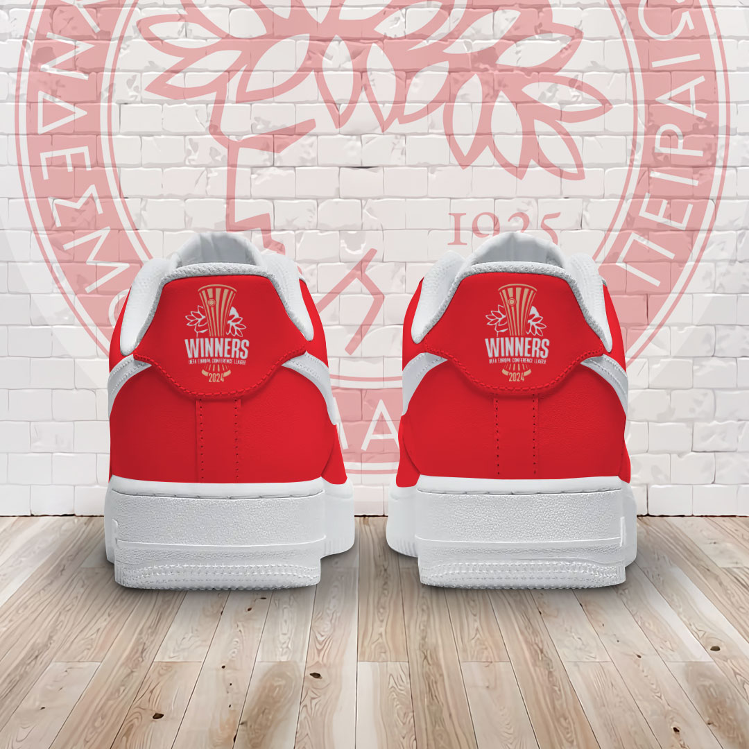 Olympiakos F.C. Air Low-Top Sneakers Shoes Comfortable For Men And Women Printed Full Size - Image 3