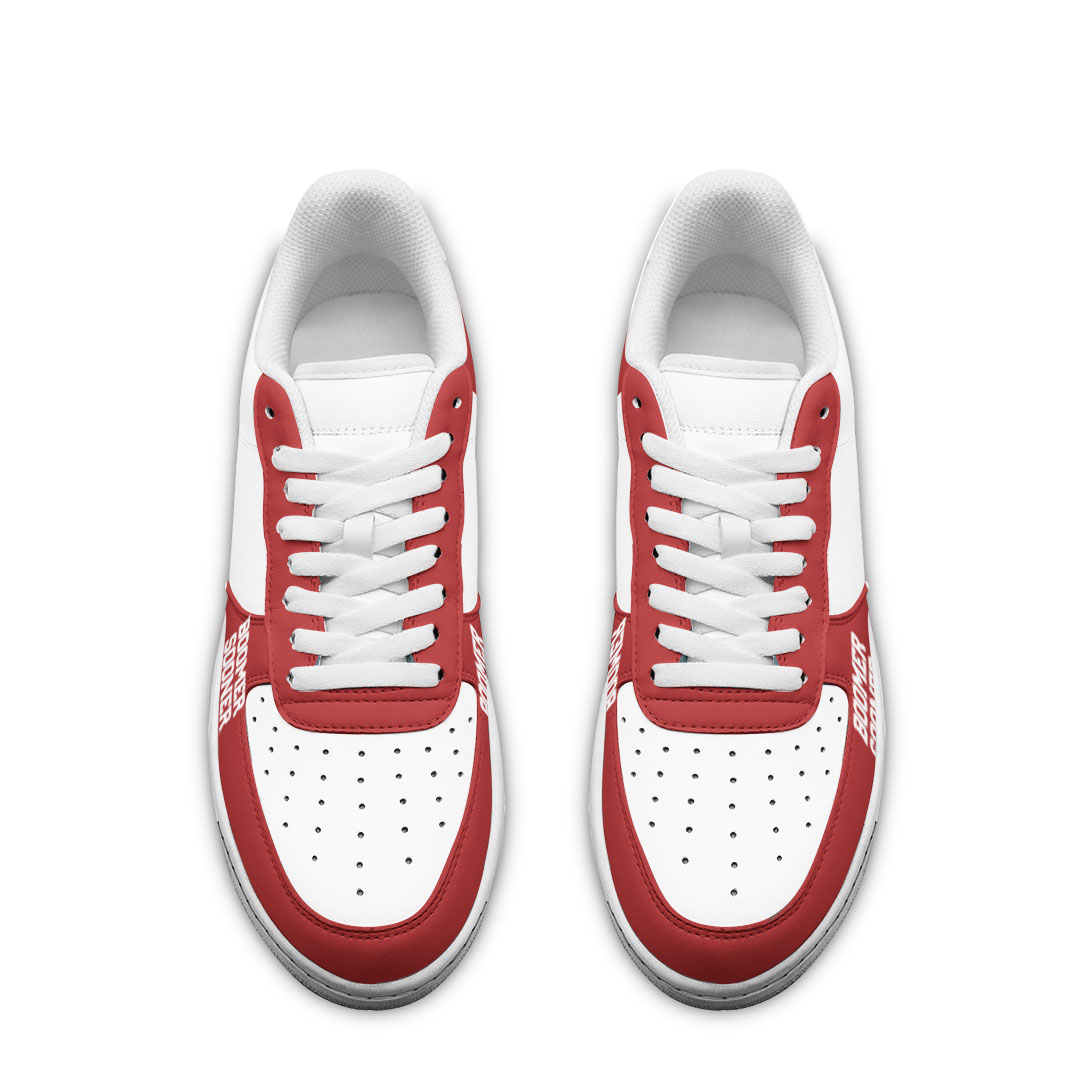 Oklahoma Sooners Air Low-Top Sneakers Shoes Comfortable For Men And Women Printed Full Size - Image 2