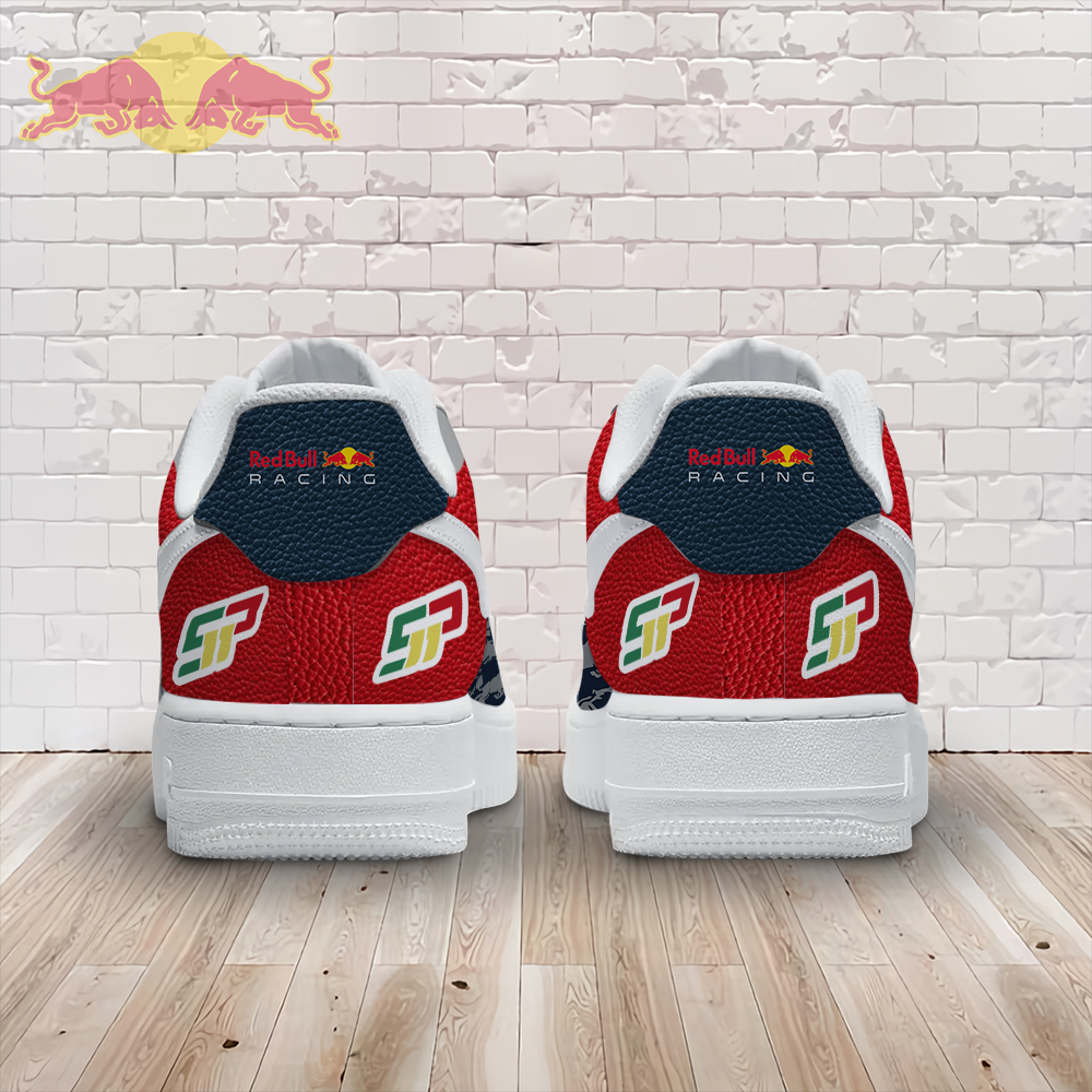 Red Bull Racing Air Low-Top Sneakers Shoes Comfortable For Men And Women Printed Full Size - Image 2