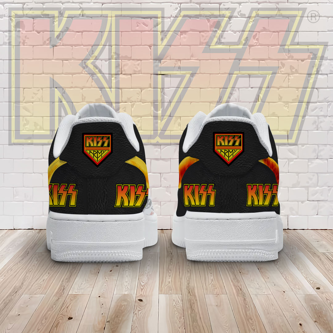 Kiss Air Low-Top Sneakers Shoes Comfortable For Men And Women Printed Full Size - Image 3