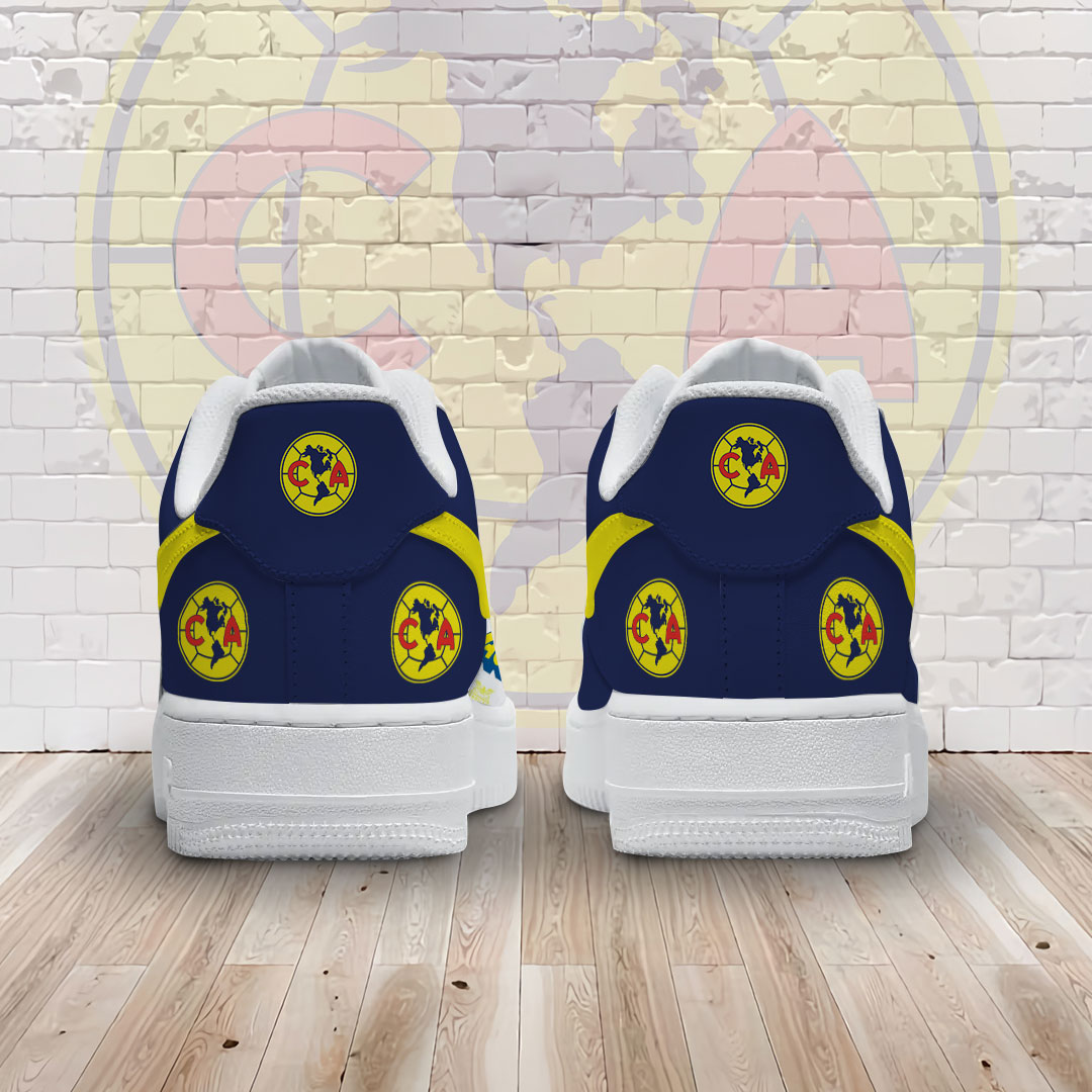 Club Amrica Air Low-Top Sneakers Shoes Comfortable For Men And Women Printed Full Size - Image 3