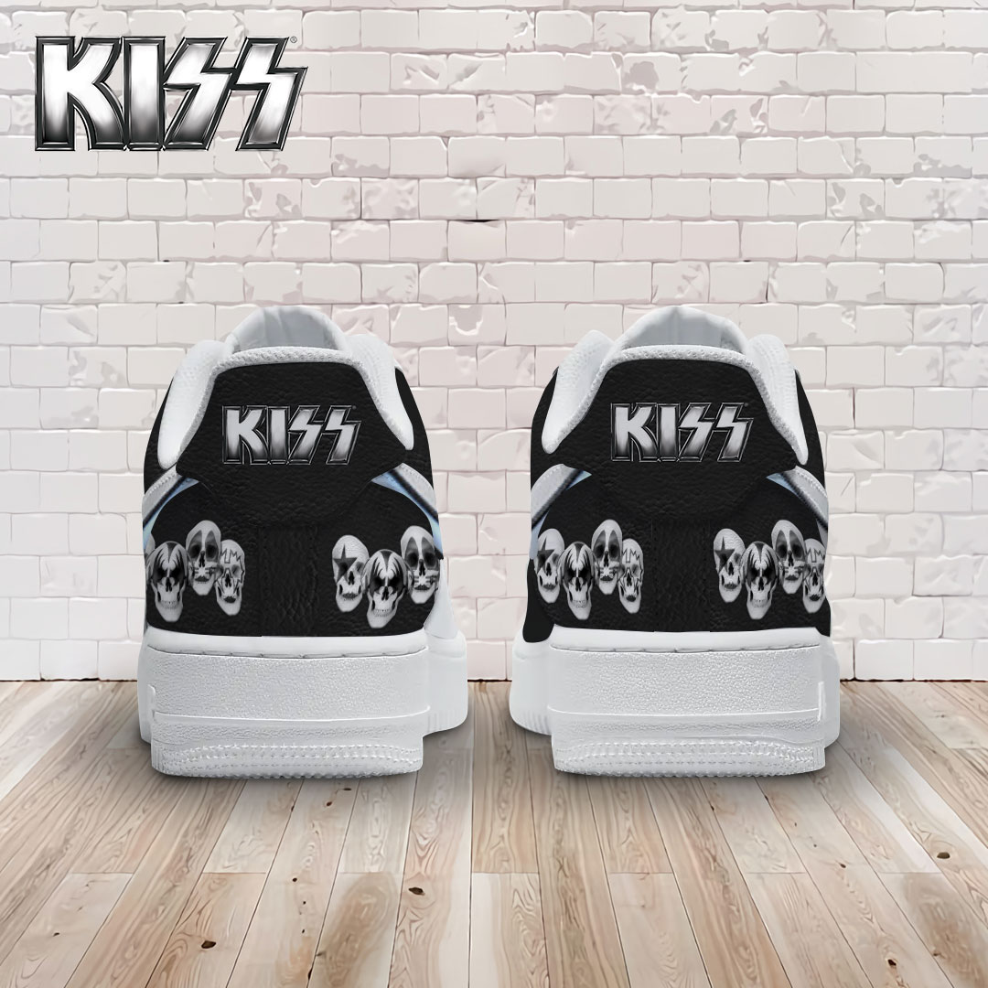 Kiss Air Low-Top Sneakers Shoes Comfortable For Men And Women Printed Full Size - Image 3