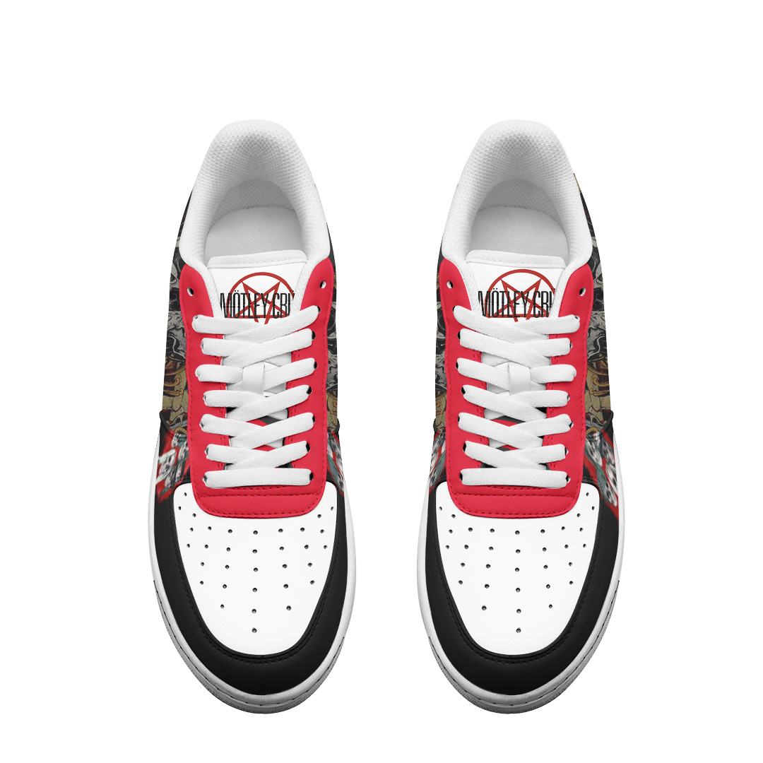 Motley Crue Air Low-Top Sneakers Shoes Comfortable For Men And Women Printed Full Size - Image 2