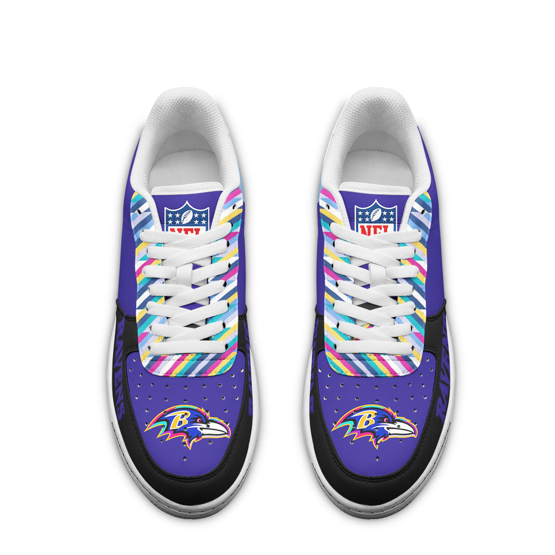 Baltimore Ravens Air Low-Top Sneakers Shoes Comfortable For Men And Women Printed Full Size - Image 3
