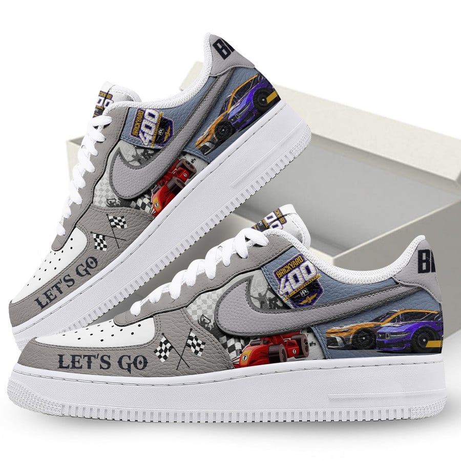 Brickyard 400 Air Low-Top Sneakers Shoes Comfortable For Men And Women Printed Full Size - Image 2