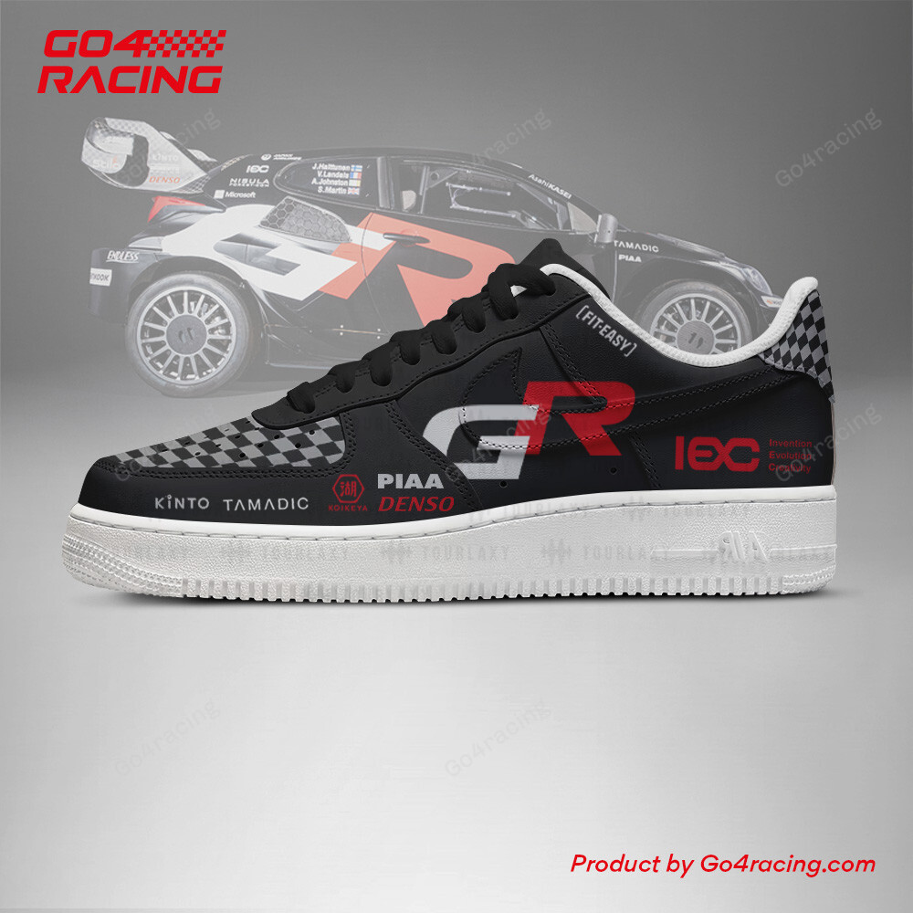 Toyota Gazoo Air Low-Top Sneakers Shoes Comfortable For Men And Women Printed Full Size - Image 2