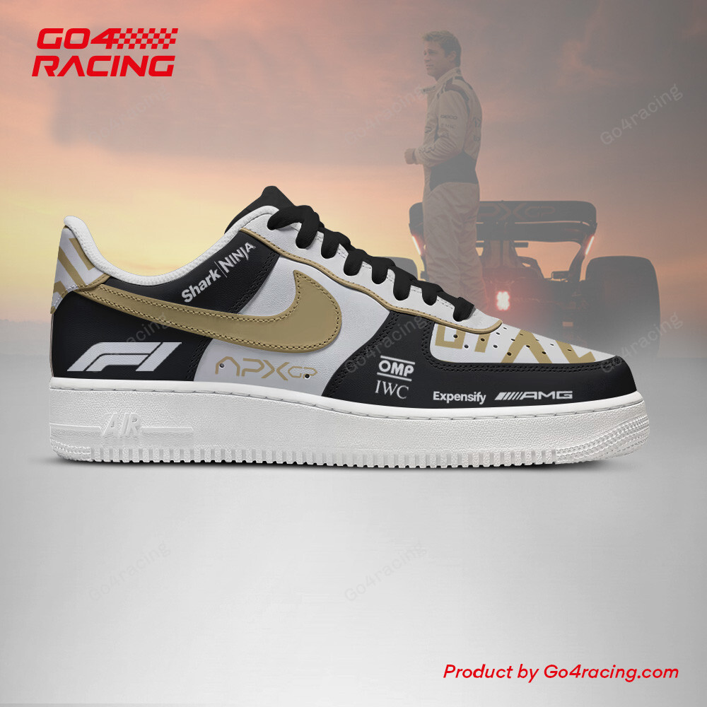 White F1 The Movie Air Low-Top Sneakers Shoes Comfortable For Men And Women Printed Full Size - Image 3