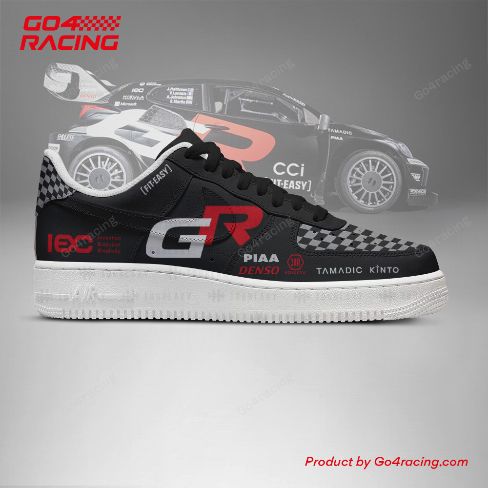 Toyota Gazoo Air Low-Top Sneakers Shoes Comfortable For Men And Women Printed Full Size - Image 3