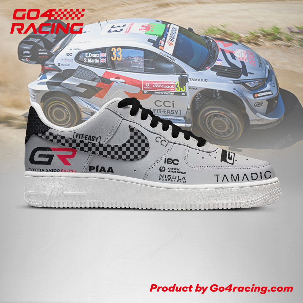 Toyota Gazoo Air Low-Top Sneakers Shoes Comfortable For Men And Women Printed Full Size - Image 3