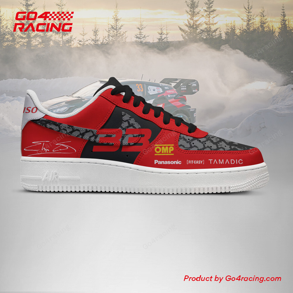 Elfyn Evans Toyota Gazoo025 Air Low-Top Sneakers Shoes Comfortable For Men And Women Printed Full Size - Image 3