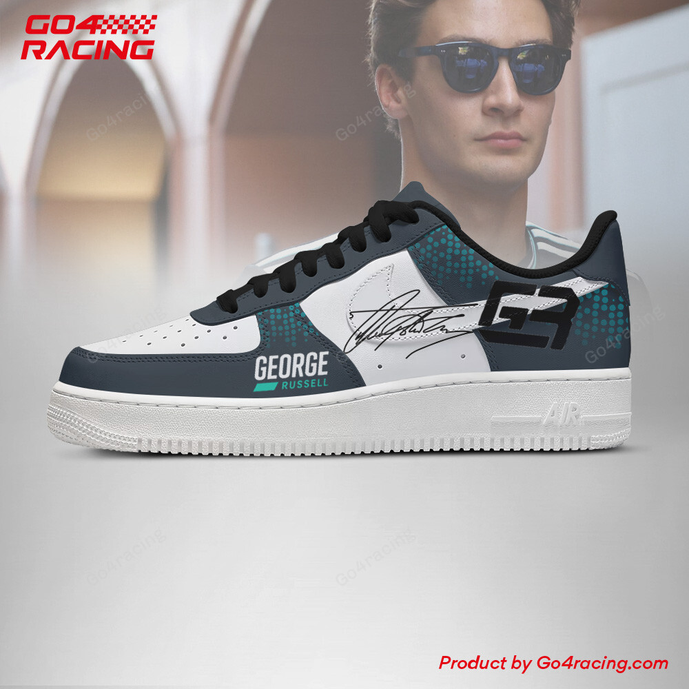 George Russell Mecedes Air Low-Top Sneakers Shoes Comfortable For Men And Women Printed Full Size - Image 2