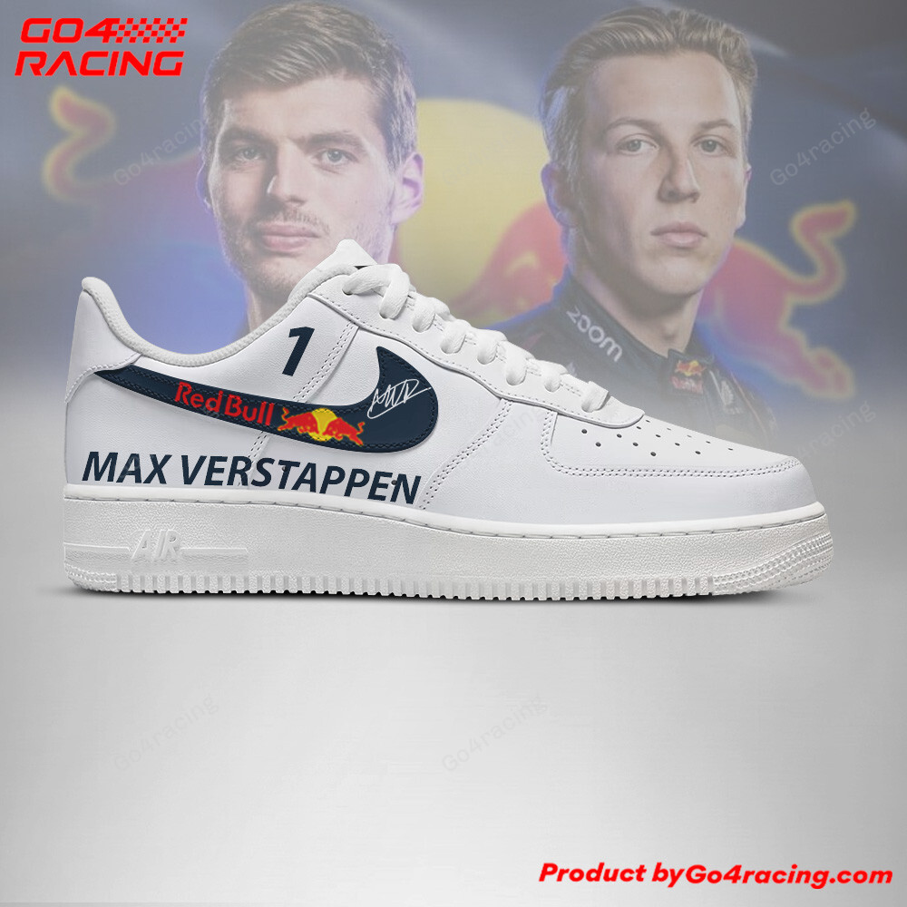 Max Verstappen x Liam Lawson Red Bull Racing Air Low-Top Sneakers Shoes Comfortable For Men And Women Printed Full Size - Image 3