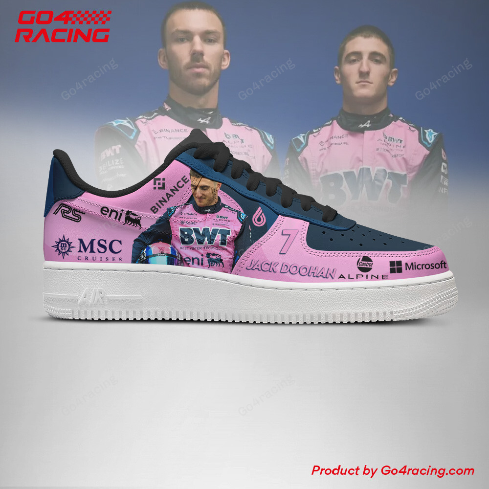 Jack Doohan x Pierre Gasly Alpine Air Low-Top Sneakers Shoes Comfortable For Men And Women Printed Full Size - Image 3