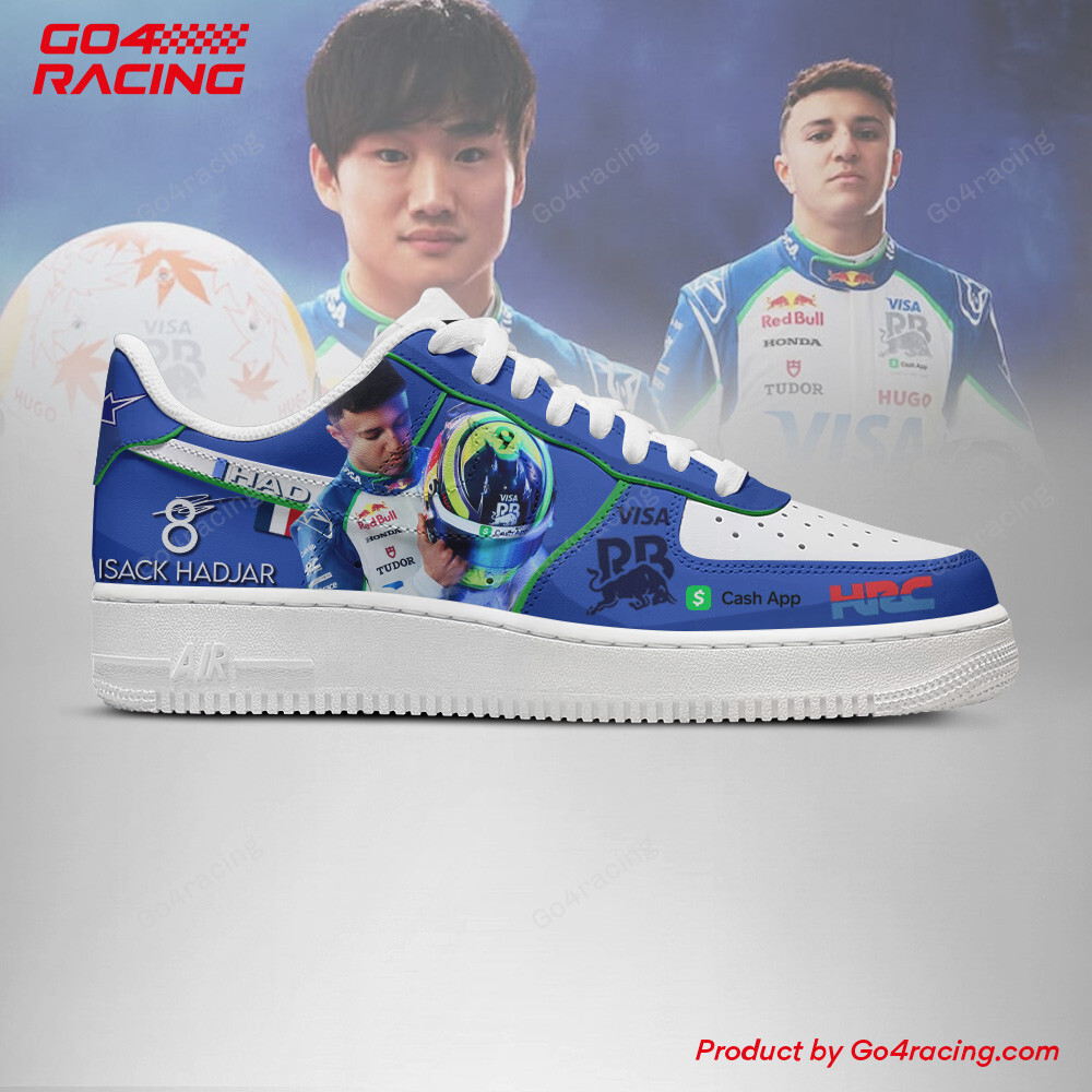 Yuki Tsunoda x Isack Hadjar Racing Bulls Air Low-Top Sneakers Shoes Comfortable For Men And Women Printed Full Size - Image 3