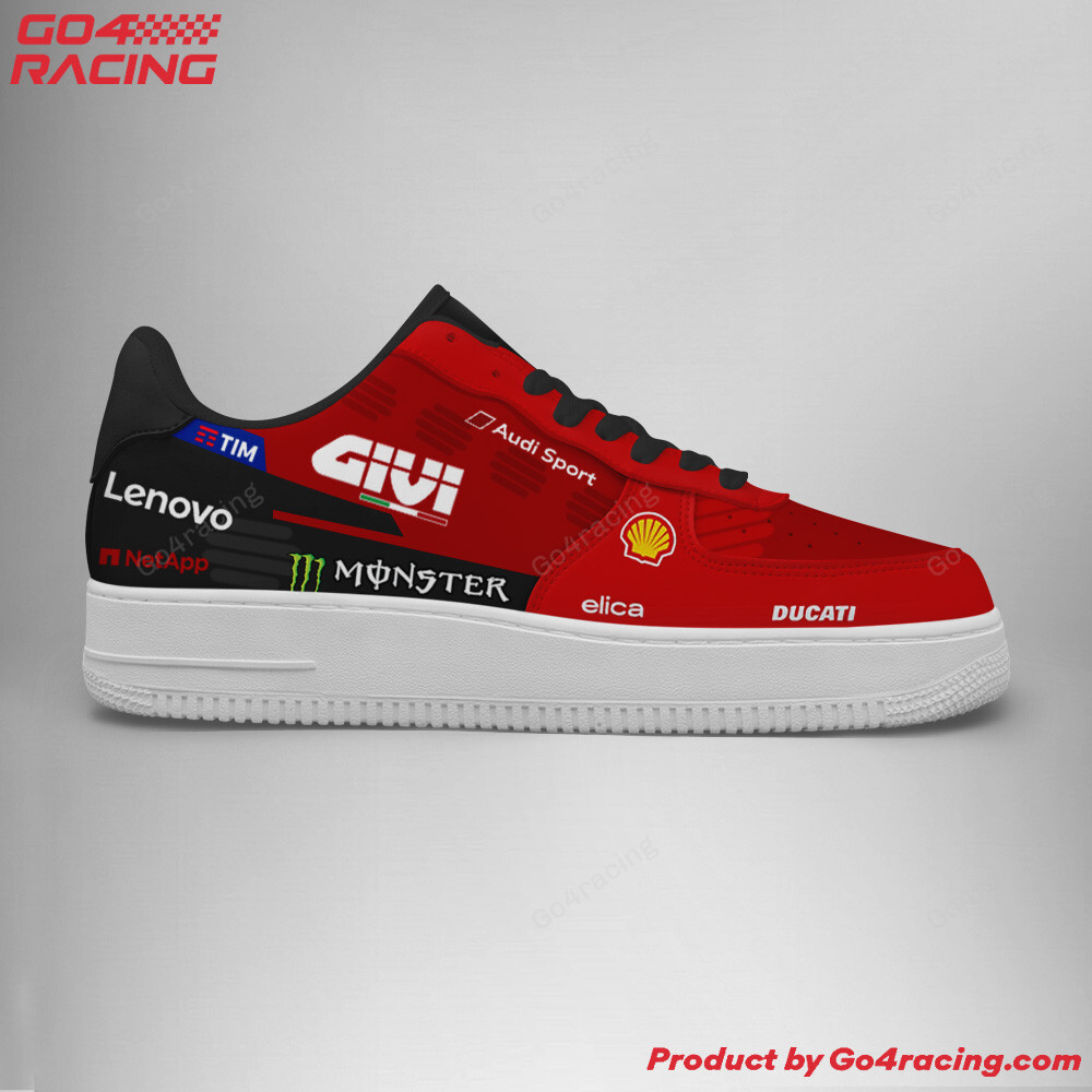 Ducati Racing Factory Air Low-Top Sneakers Shoes Comfortable For Men And Women Printed Full Size - Image 3
